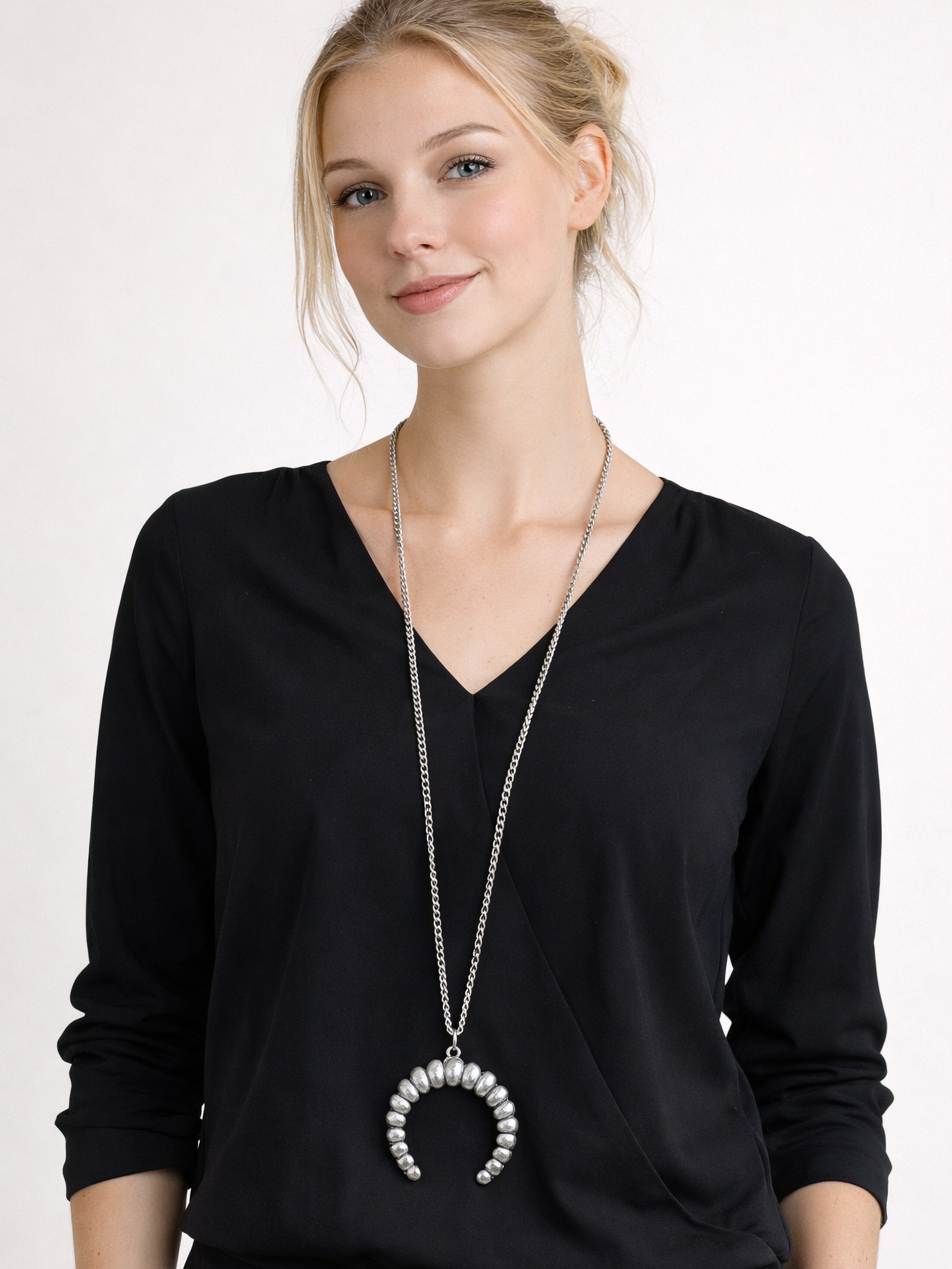 COLLEZIONE ALESSANDRO Lange Kette "Croissant" mit großem Sichel Anhänger günstig online kaufen