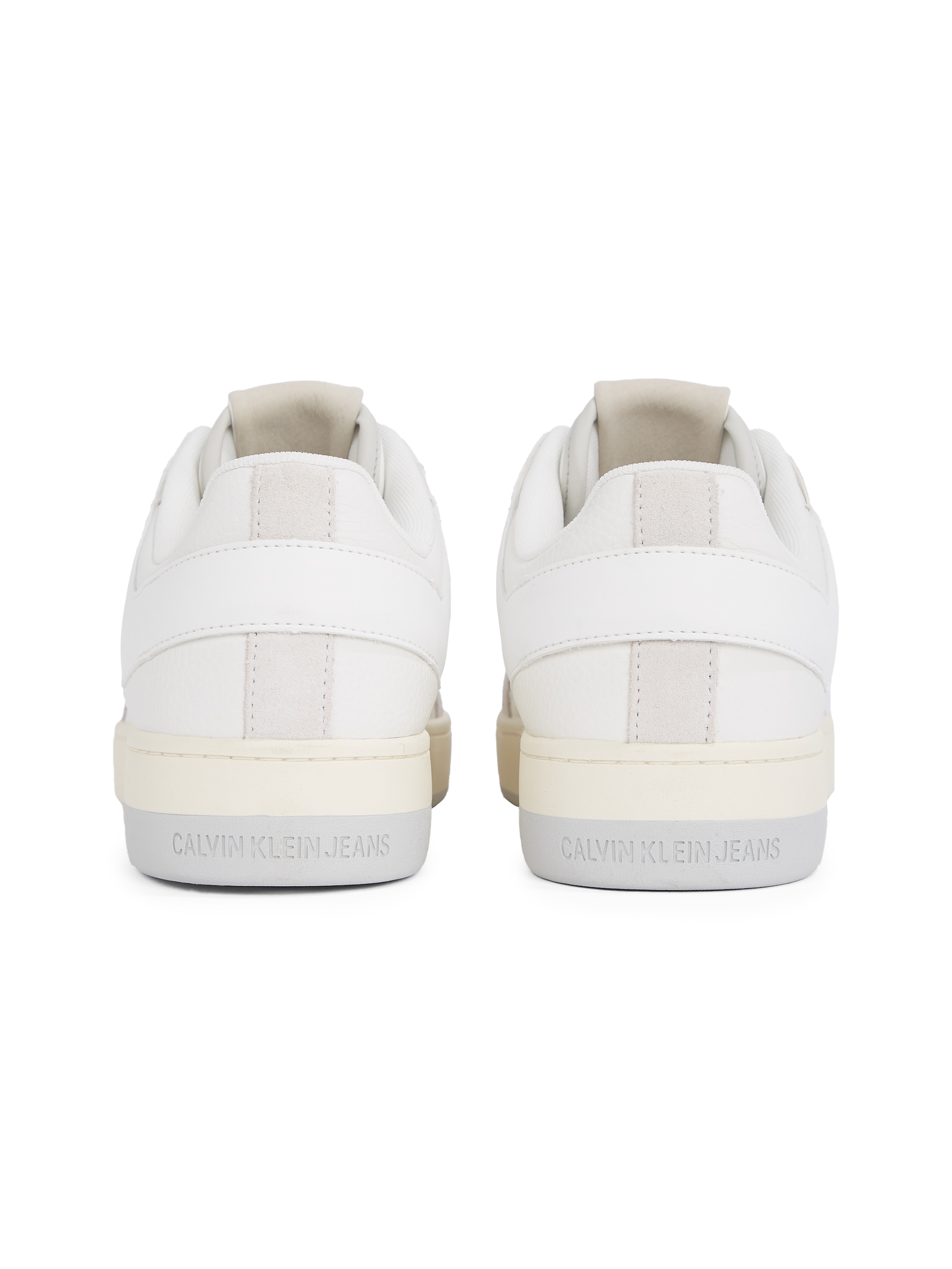 Calvin Klein Jeans Sneaker »BASKET CUP LOW LACEUP LTH MIX«, Basket-Sneaker, Schnürschuh, Halbschuh, Freizeitschuh mit CK Logo