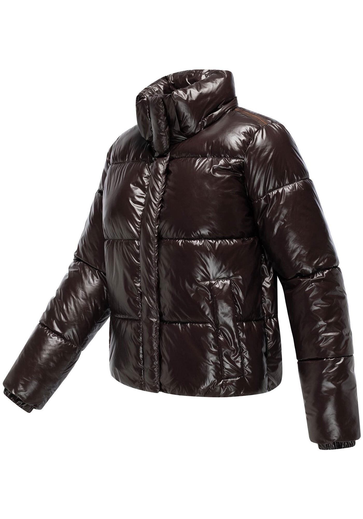 Marikoo Winterjacke »Skyraa«, Leicht glänzendes Obermaterial mit moderner Steppung