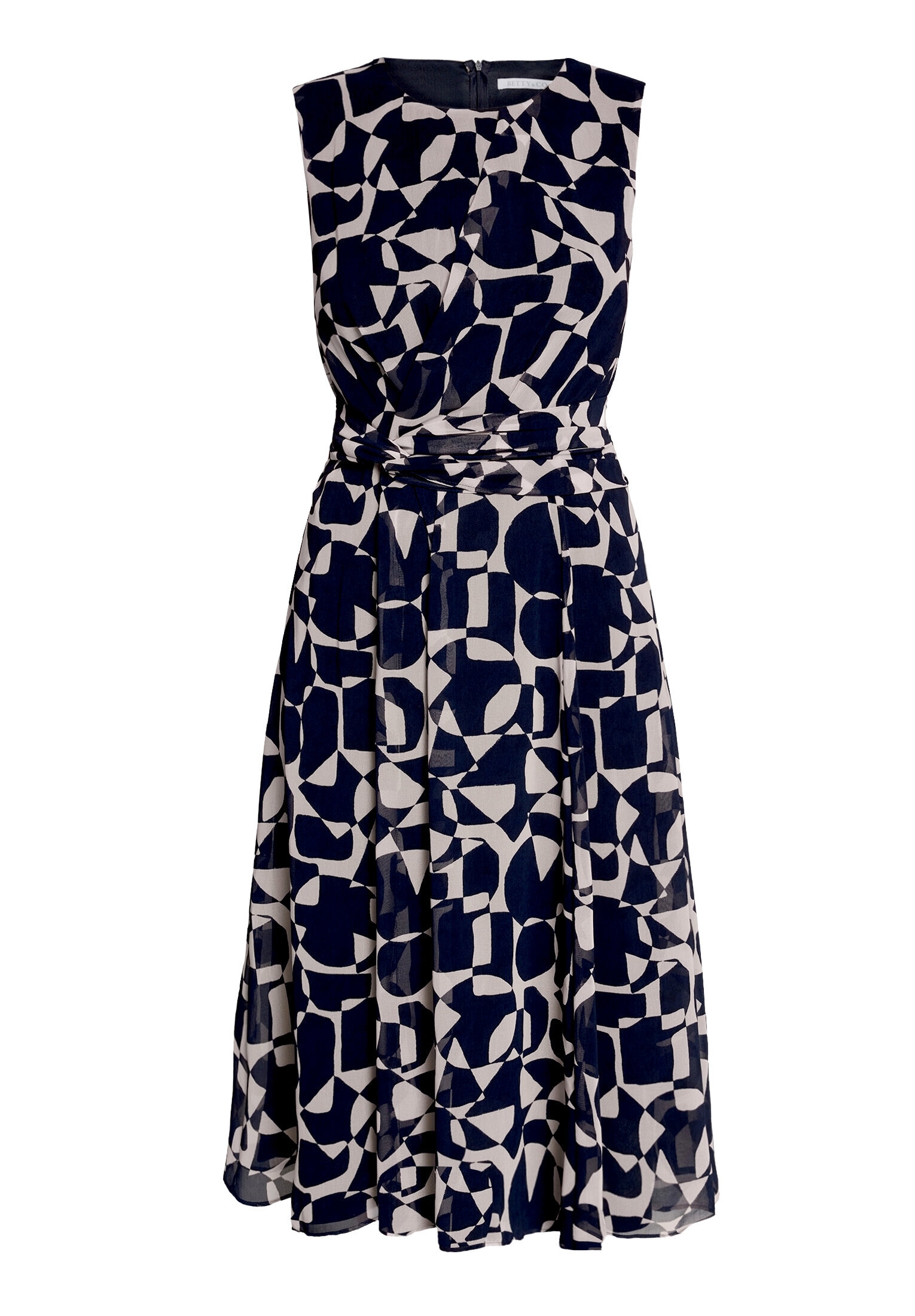 Betty&Co Chiffonkleid »Damen ohne Arm« Ohne Tasche