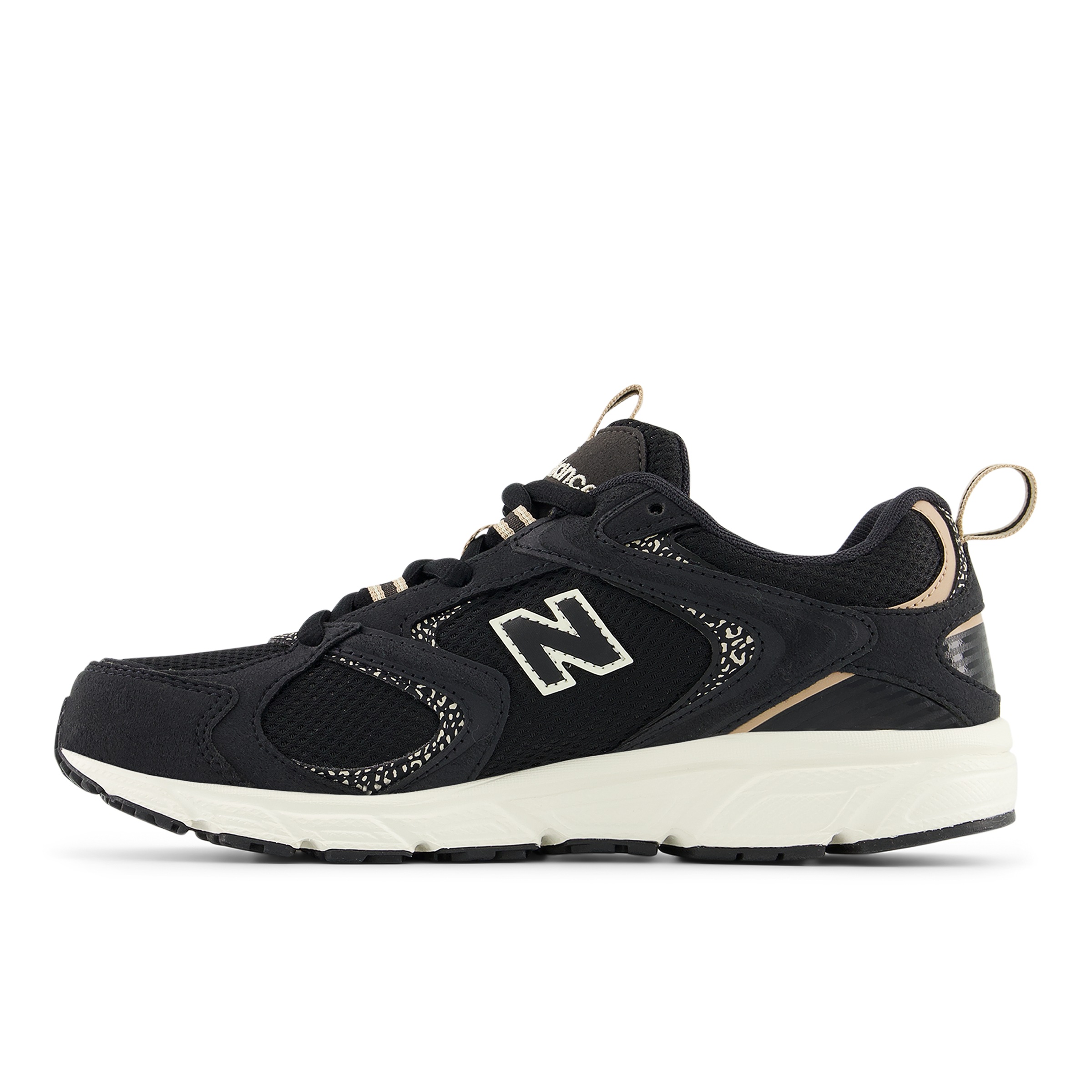 Sneaker NEW BALANCE "408", Damen, Gr. 40, schwarz cement, bisque, flat taupe, Synthetik, Schuhe Sneaker, von dem New Balance 530 inspiriert, Topseller 2