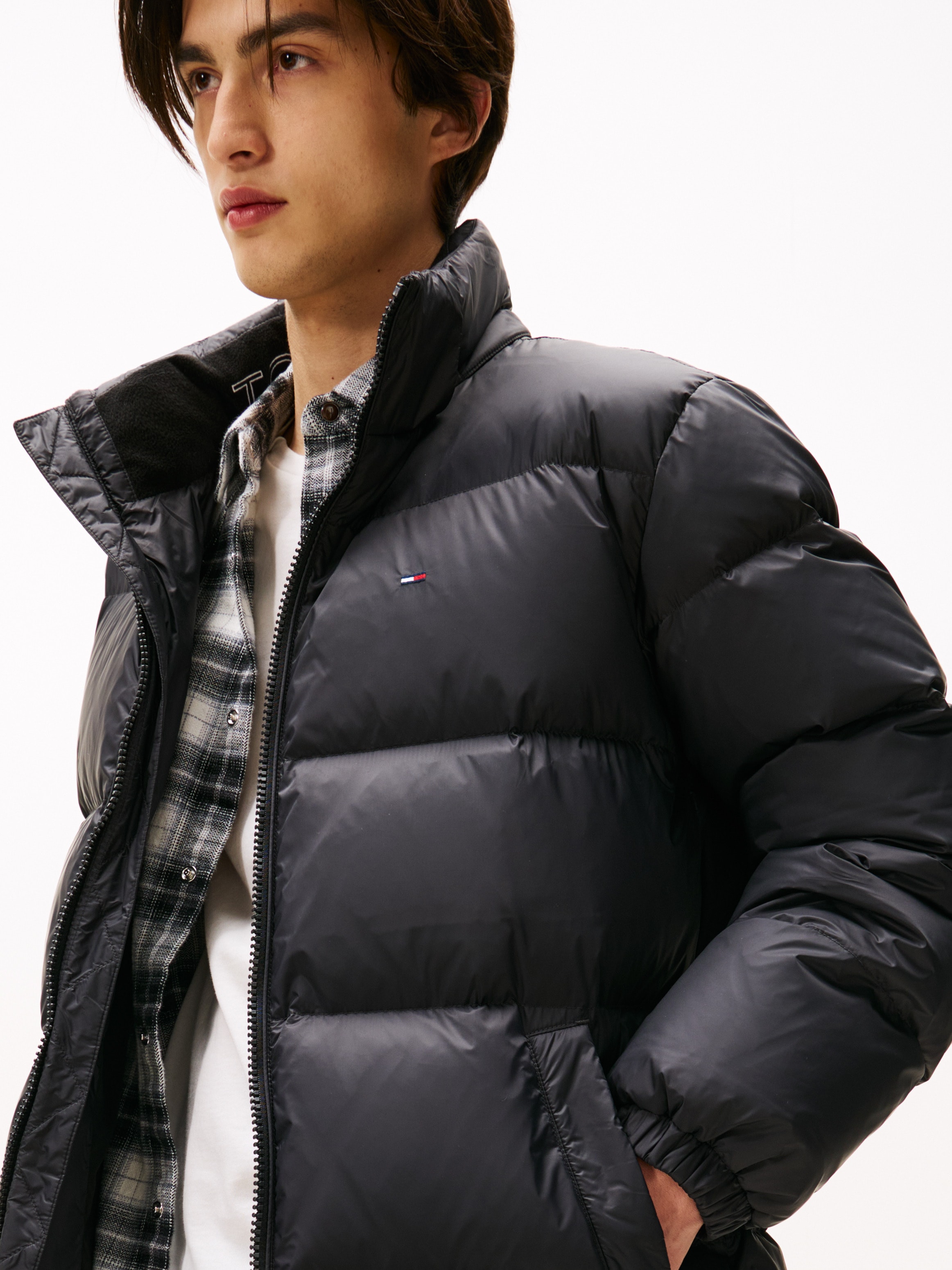 Tommy Jeans Parka »TJM ESSENTIAL DOWN« mit Kapuze Daunenjacke, mit Kapuze