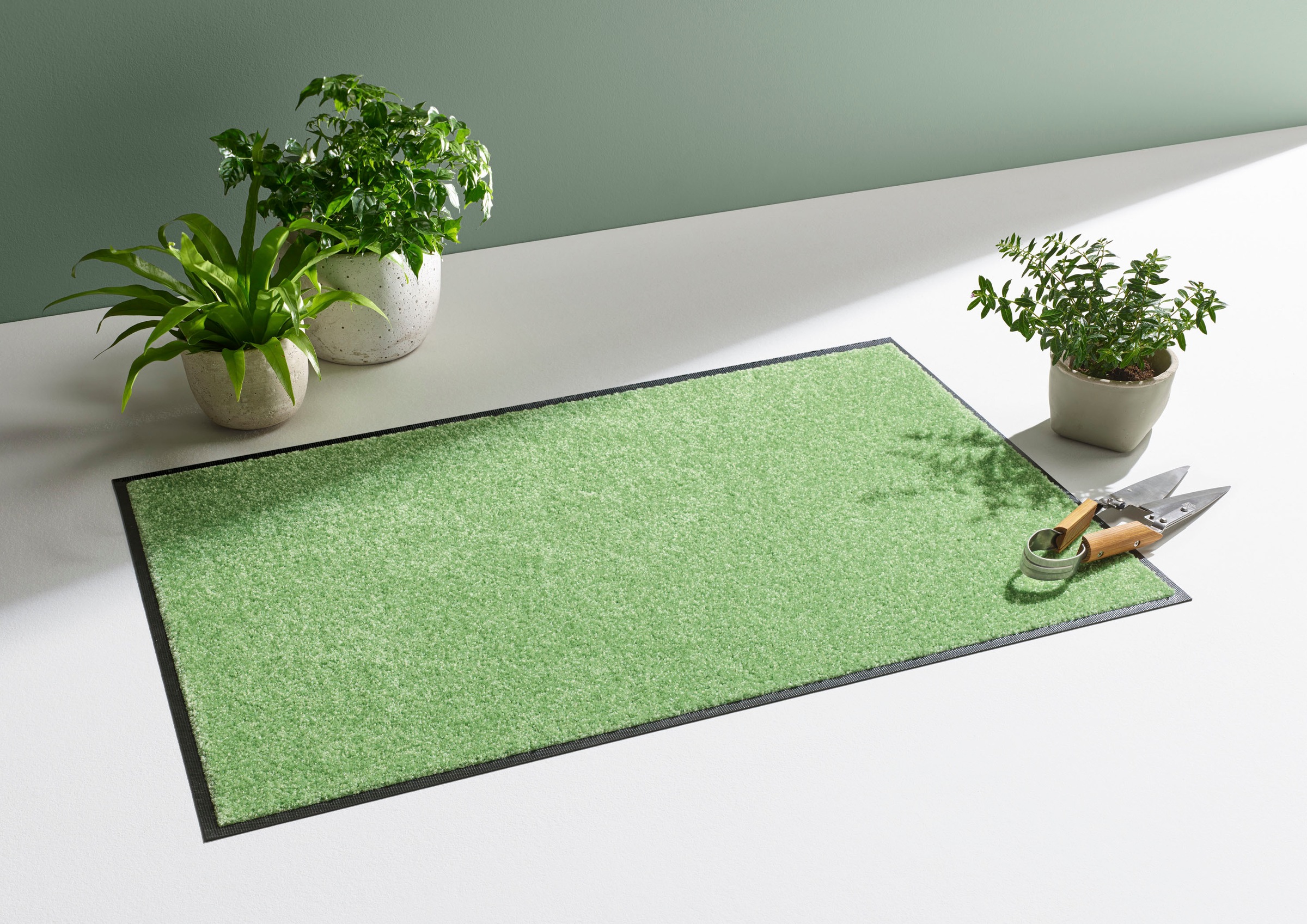 wash+dry by Kleen-Tex Fußmatte "Trend Uni, Schmutzfangmatte, waschbar" rech günstig online kaufen