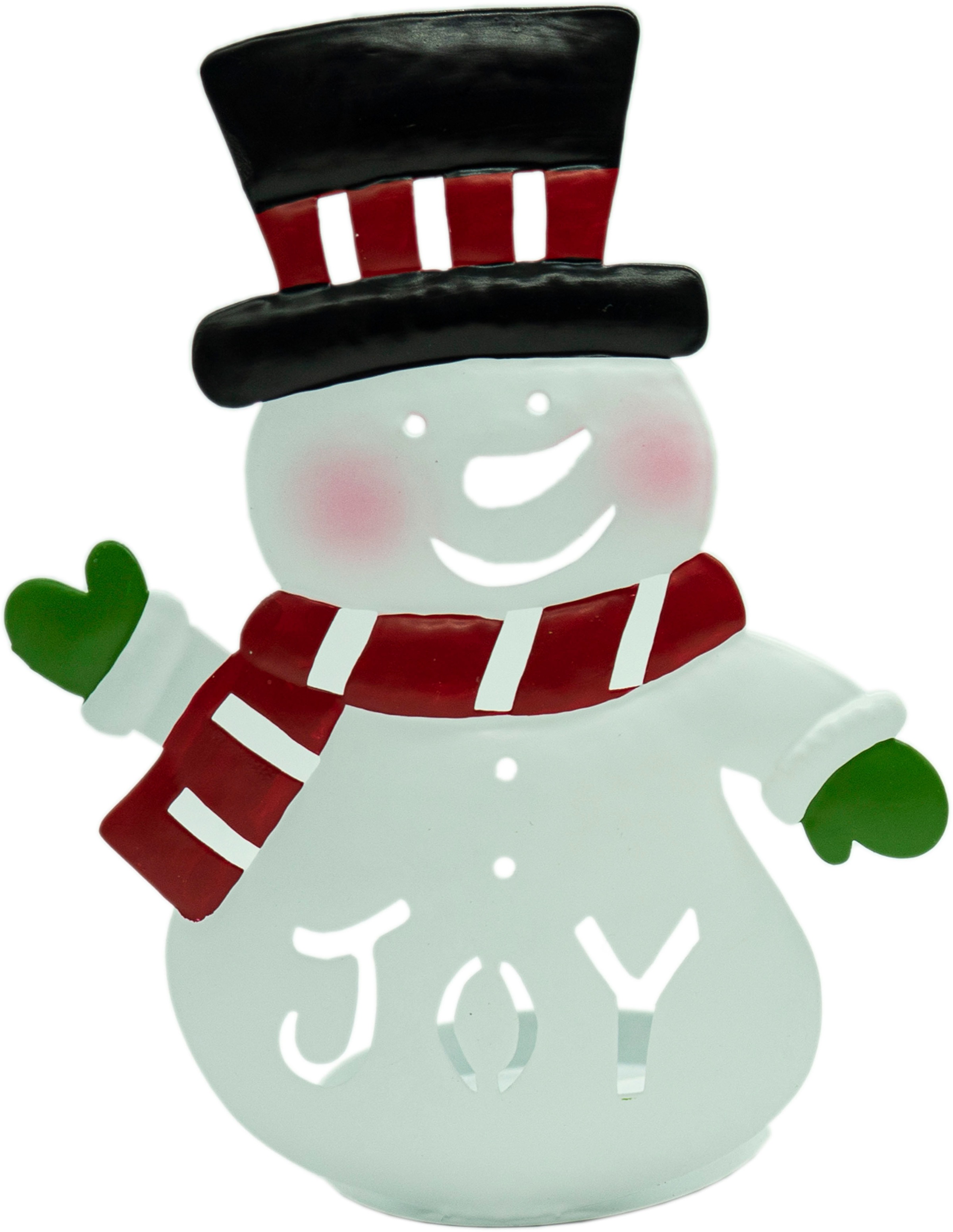 NOOR LIVING Teelichthalter "Kerzenhalter mit Weihnachtsmotiv" aus Metall, H günstig online kaufen