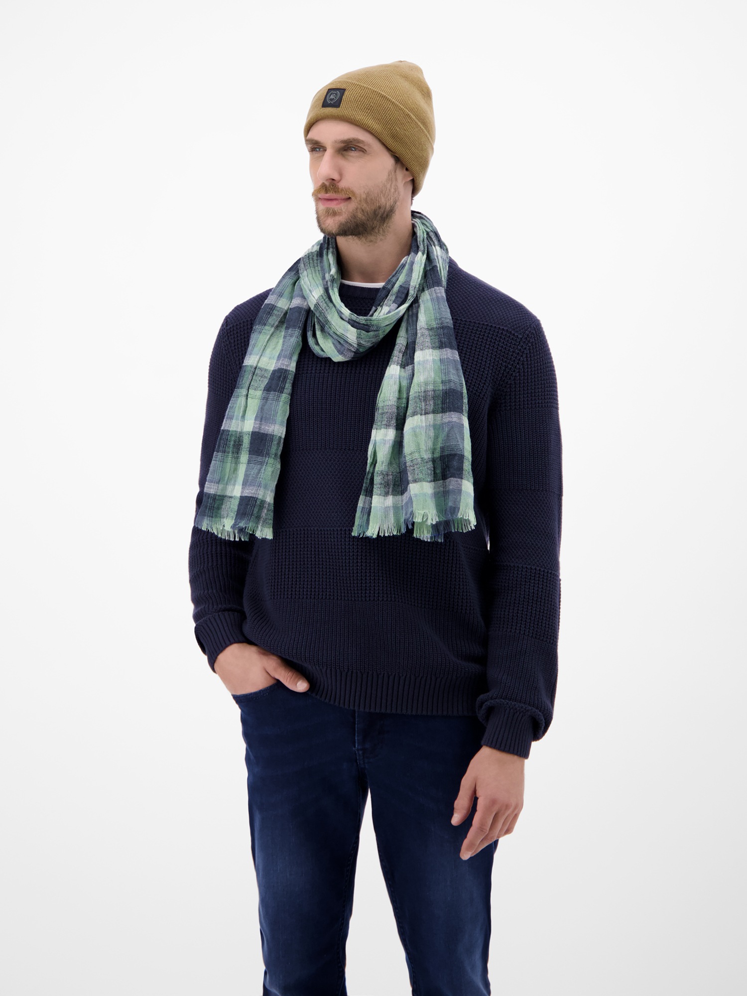 LERROS Schal "Webschal mit kleinem, kariertem Farbverlauf" günstig online kaufen