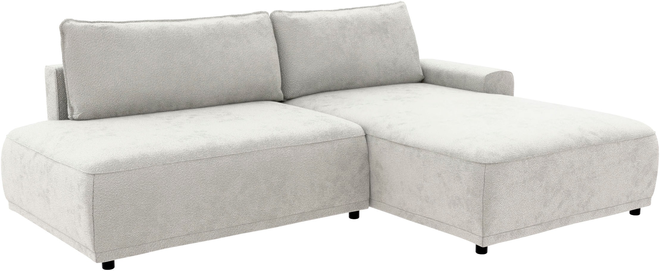 Thumbnail - TRENDMANUFAKTUR Ecksofa "Fordon II, Schlafsofa mit Bettkasten, Couch in L-Form, Breite 250 cm", in Struktur fein LEO, ha...