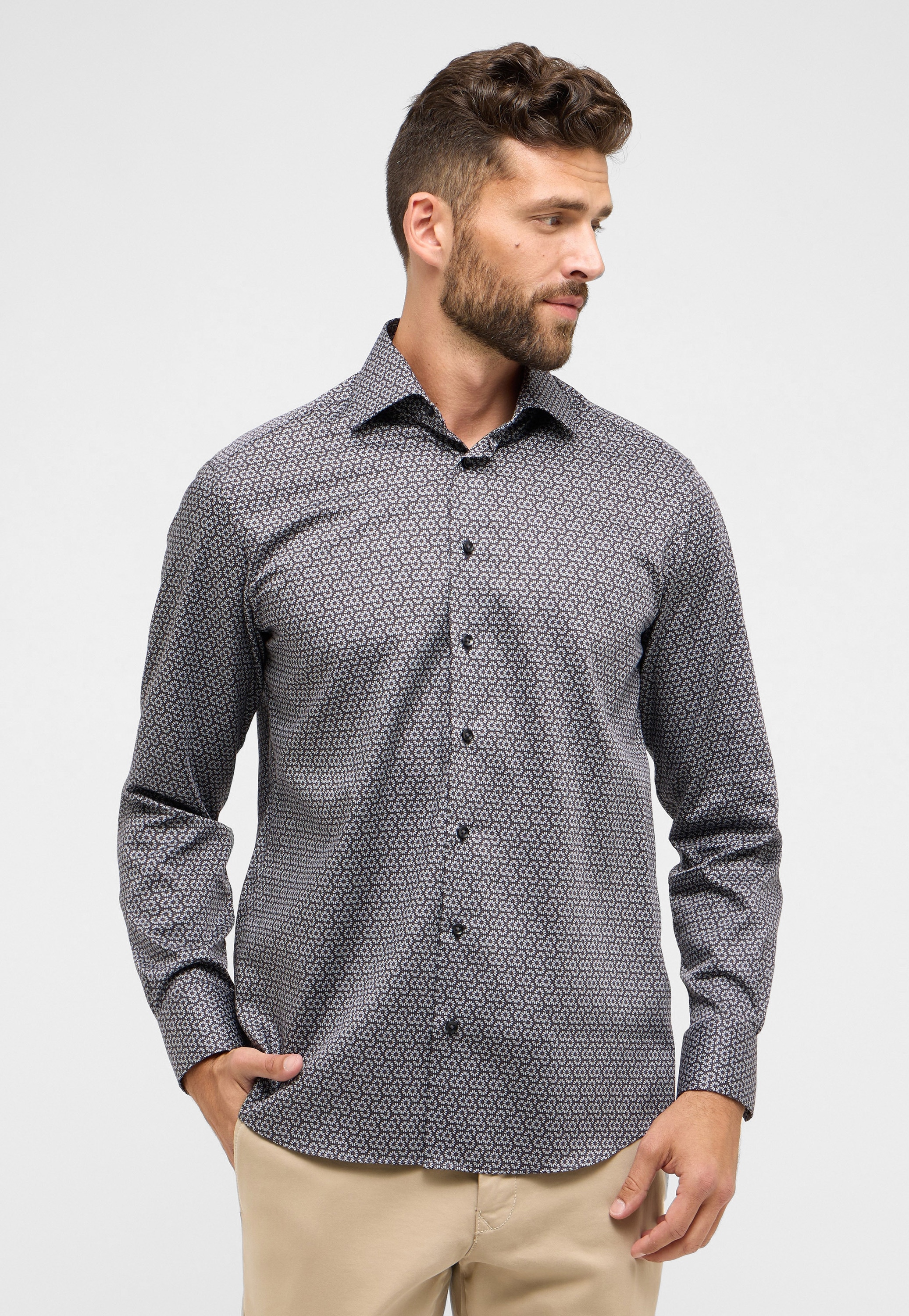 Eterna Langarmhemd "COMFORT FIT", NON IRON (bügelfrei) günstig online kaufen