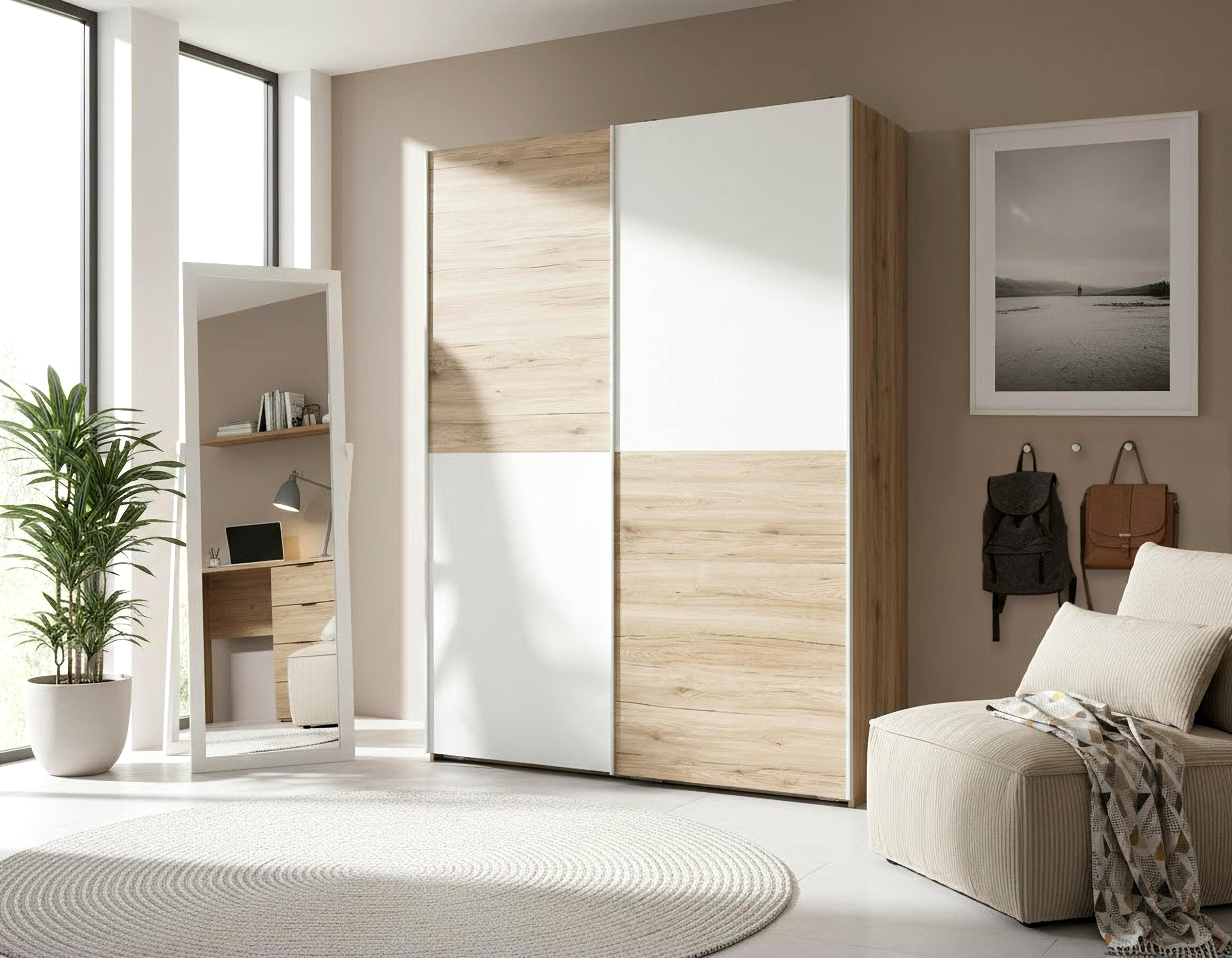 Schlafkontor Schwebetürenschrank "Heimo/Fast Schrank Kleiderschrank Gardero günstig online kaufen