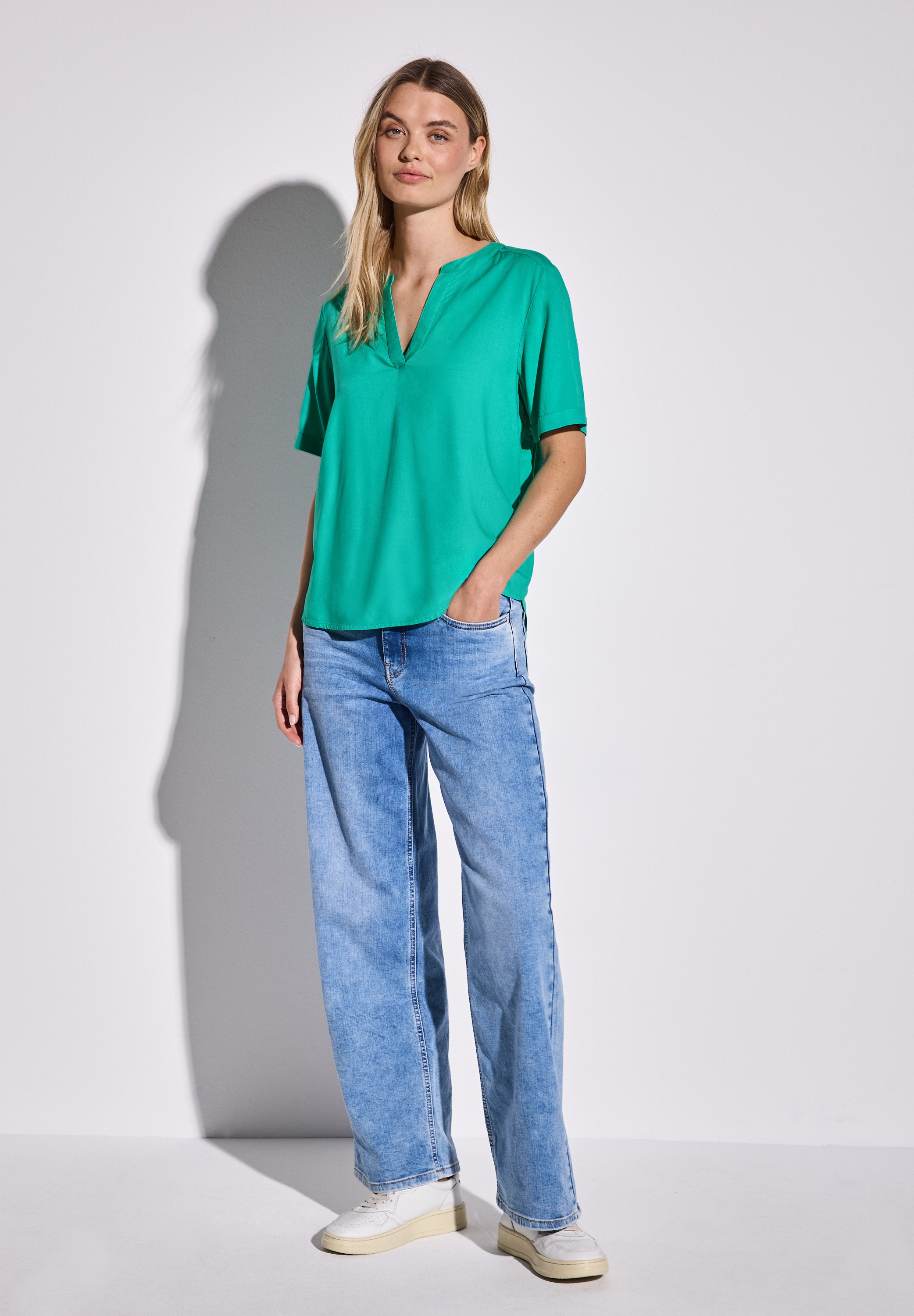 STREET ONE Shirtbluse, aus softer Viskose