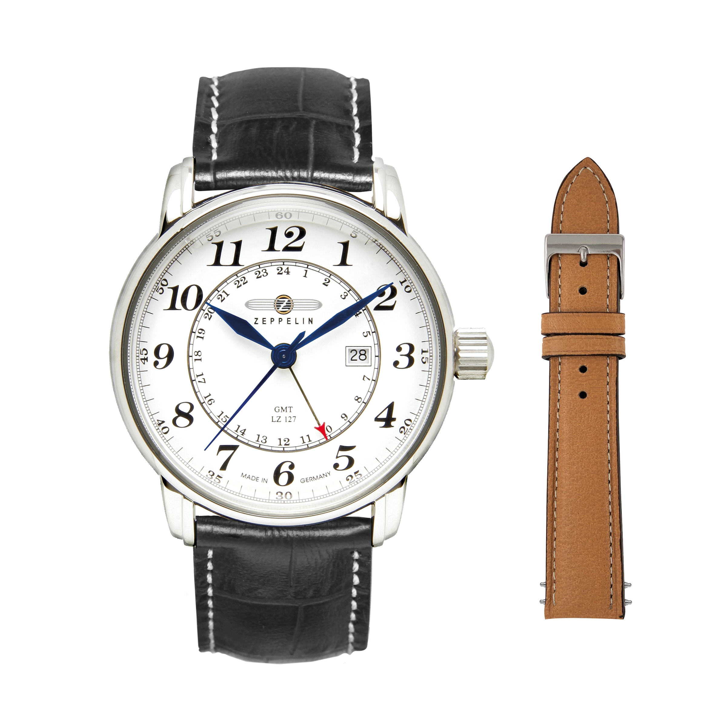 ZEPPELIN Quarzuhr »LZ 127 Graf Zeppelin« Armbanduhr, Herrenuhr, Made in Germany, Ideal auch als Geschenk