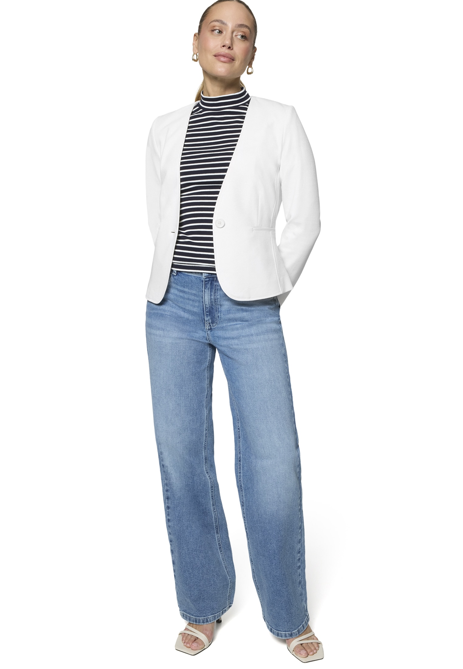 Zero Jackenblazer »Damen mit Paspeltaschen« Plain/ohne Details