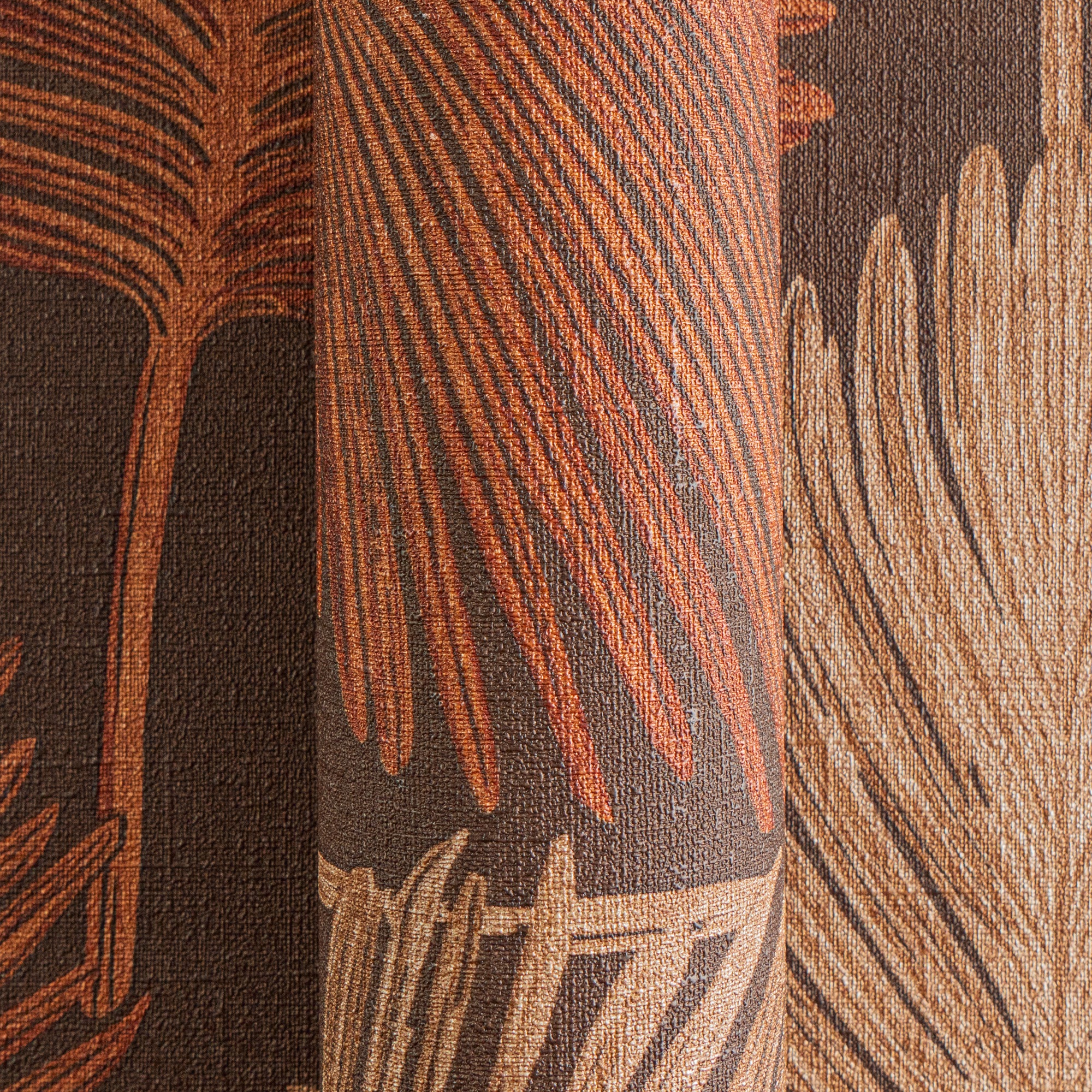 living walls Vliestapete »Dschungel-Tapete Türkis bunt strukturiert tropisch« botanisch strukturiert