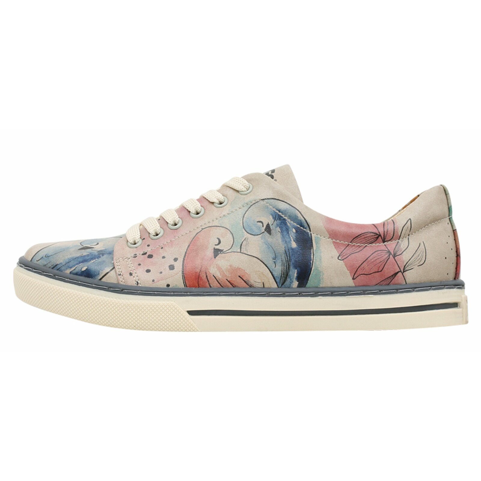 DOGO Sneaker "Classic Schnürsneaker A Pair Of Doves Damen Sneaker", Handgef günstig online kaufen