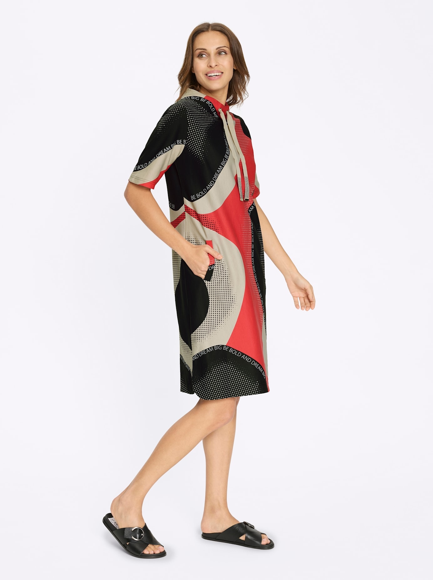 Inspirationen Sweatkleid »Sweatkleid« Eingrifftaschen