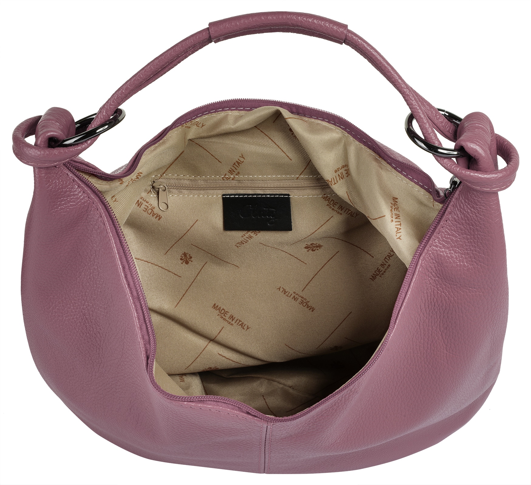 Cluty Shopper, echt Leder, Made in Italy