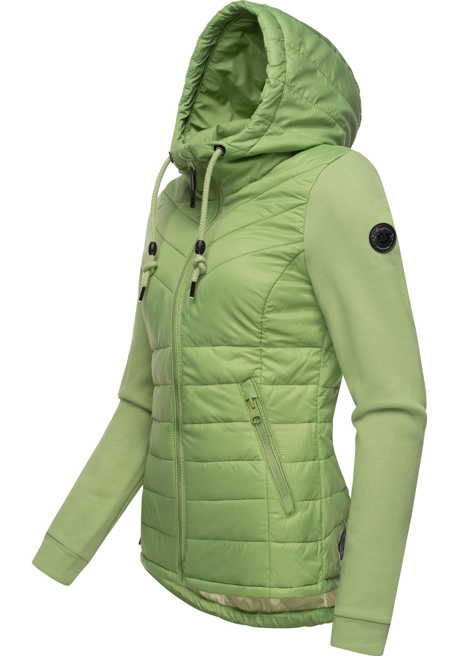 Ragwear Outdoorjacke »Lucinda«, mit Kapuze, Steppjacke aus modernem Materialmix mit Kapuze