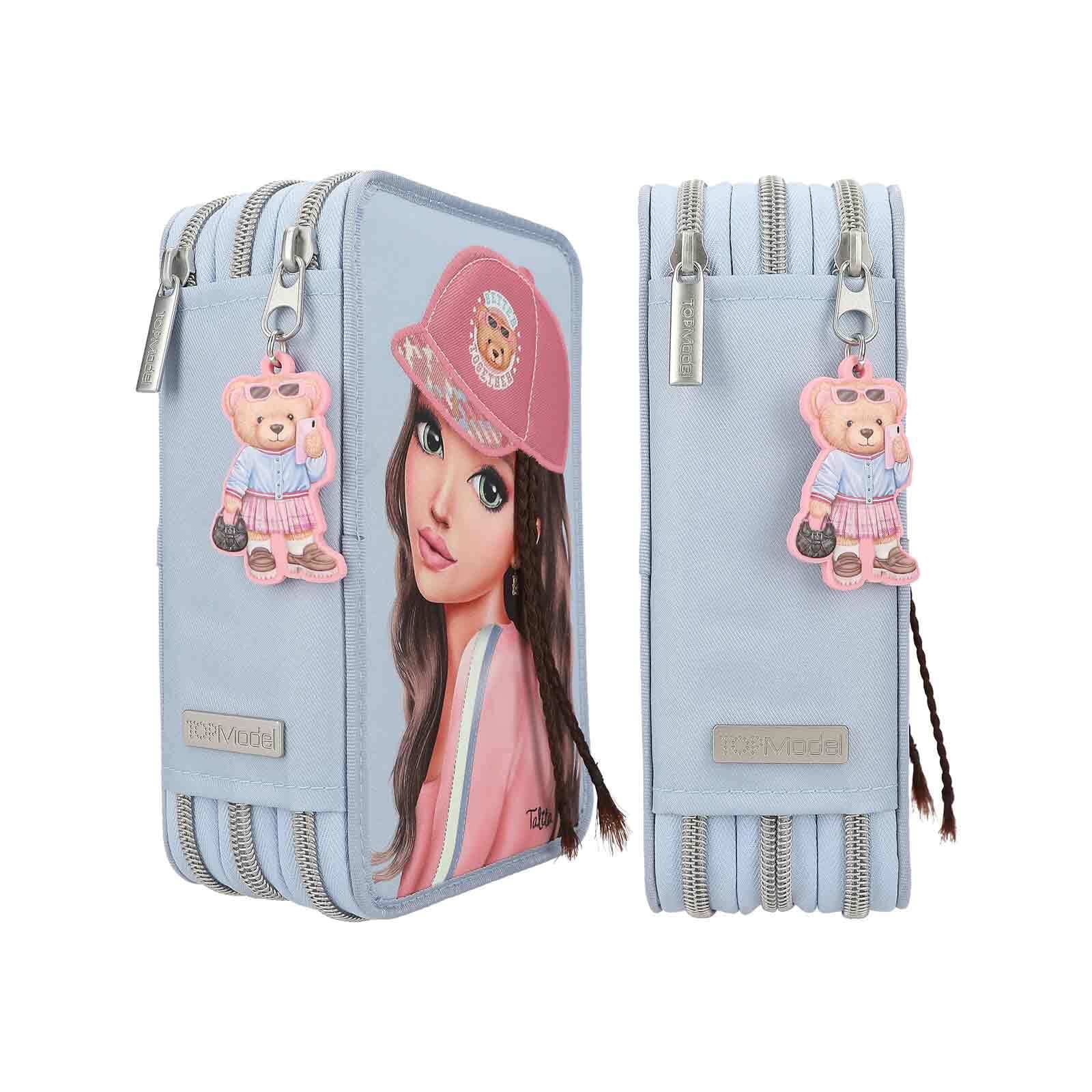 Depesche Buntstift »3-Fach Federtasche TEAM TEDDY TOPModel 20 x 13 x 7,5 cm bunt«