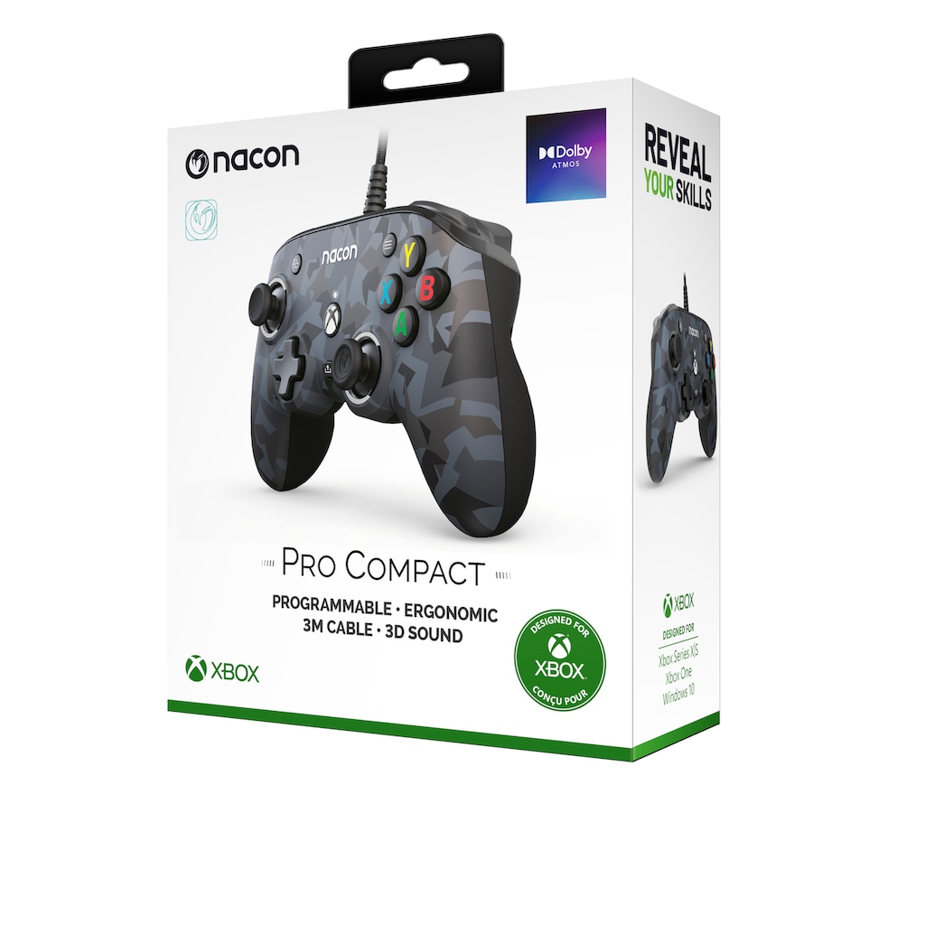 nacon Gaming-Controller »NA010343 Xbox Compact Controller PRO, kabelgebunden, 3D-Klang«