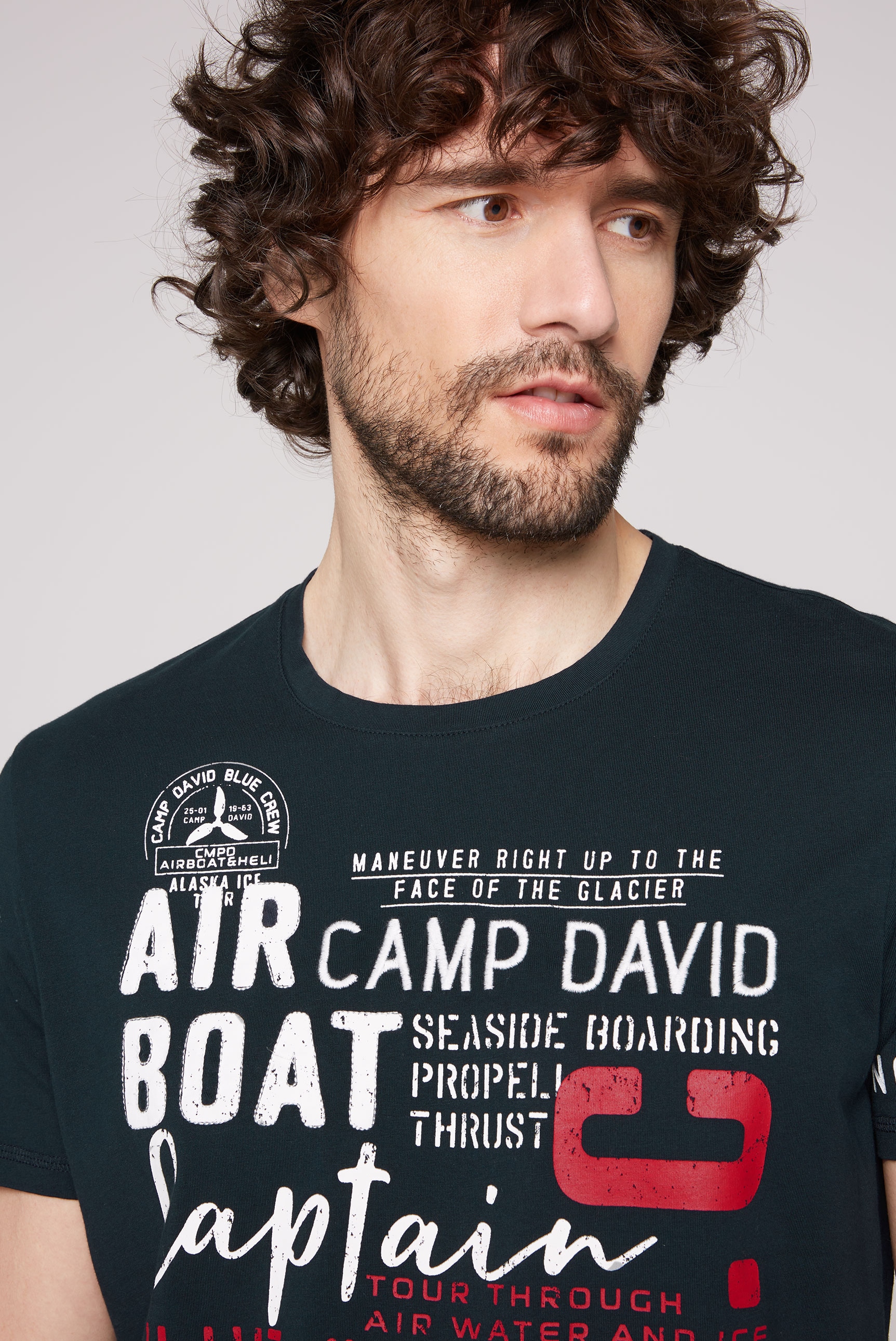 CAMP DAVID T-Shirt, mit Logo-Artworks bestellen | BAUR ▷