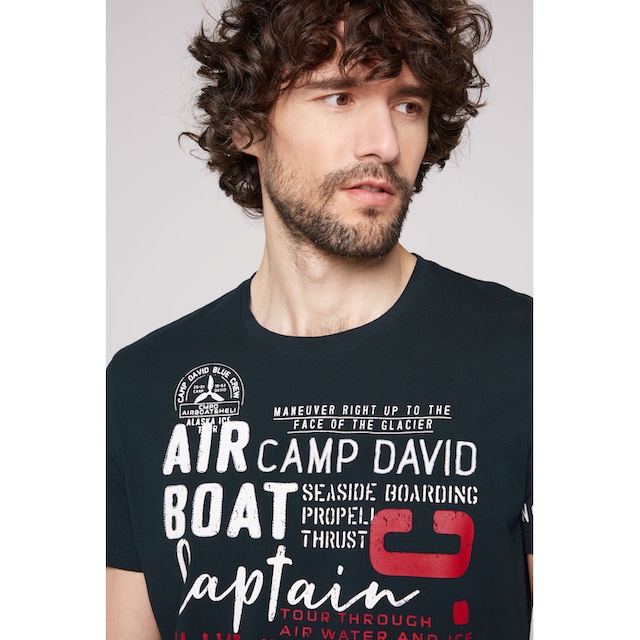 Logo-Artworks bestellen BAUR CAMP T-Shirt, mit | DAVID ▷