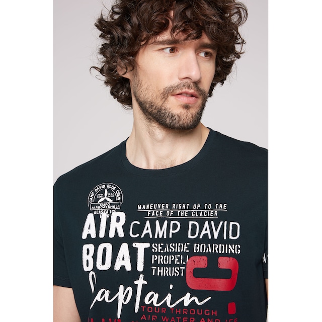 CAMP DAVID T-Shirt, mit Logo-Artworks ▷ bestellen | BAUR