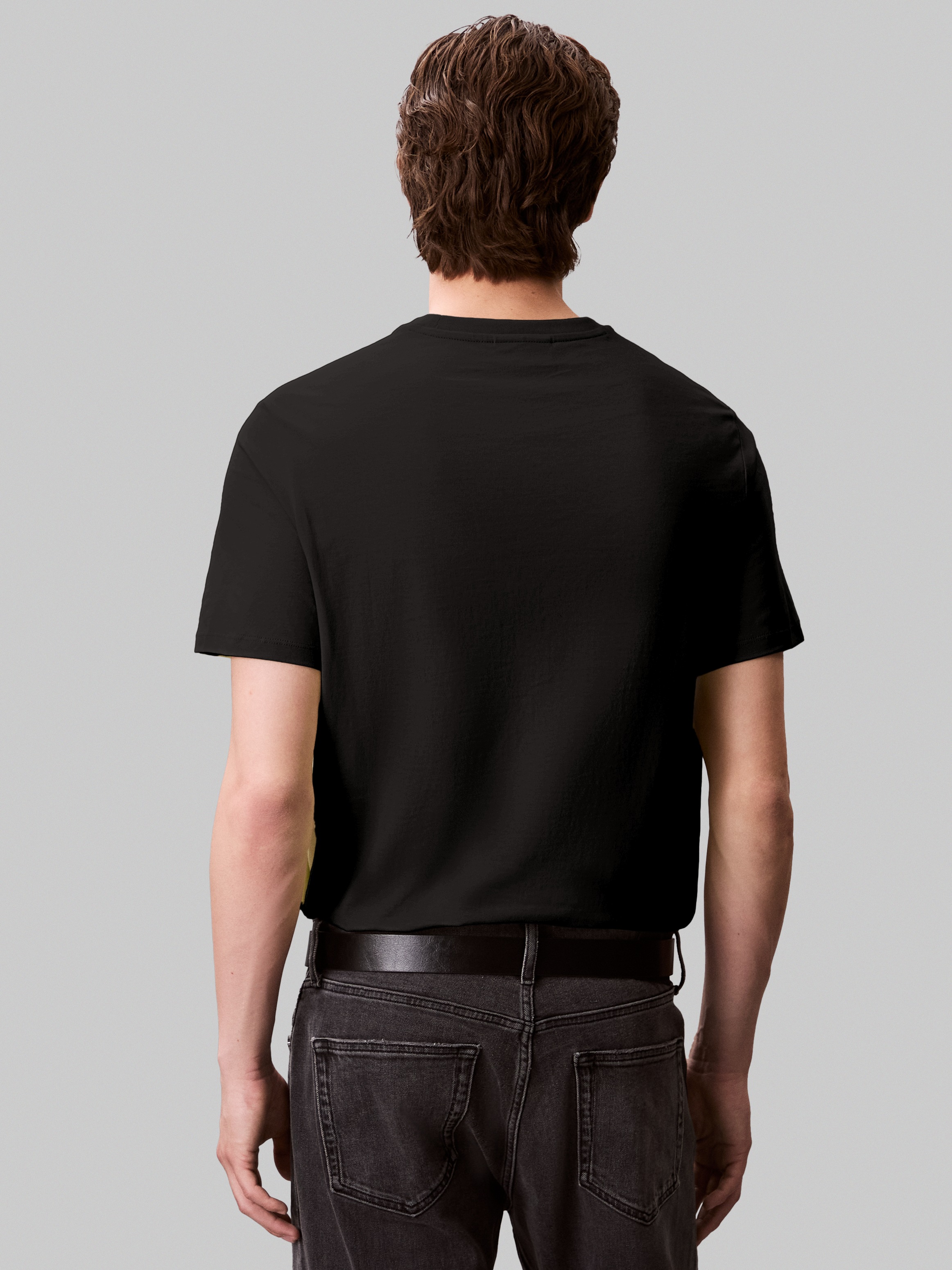 Calvin Klein Jeans T-Shirt "SS SMOOTH CTTN SOLID CREWNK TEE", mit Logo günstig online kaufen