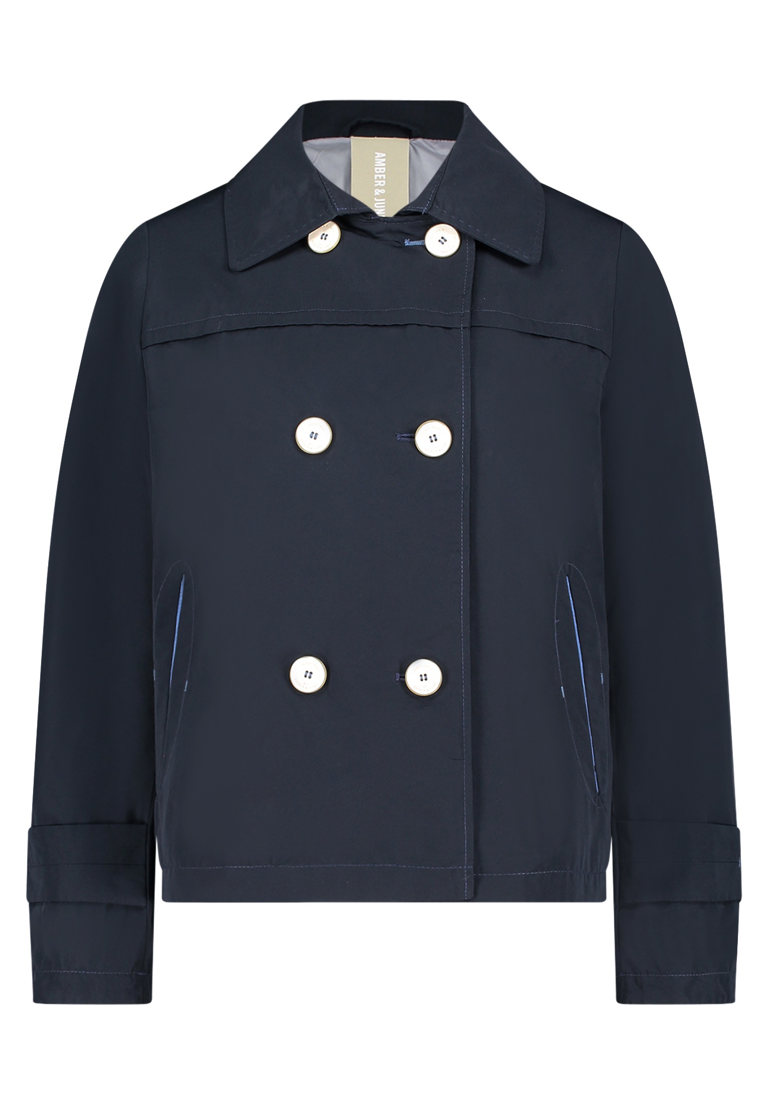 Amber & June Sommerjacke "Damen mit Kragen" günstig online kaufen