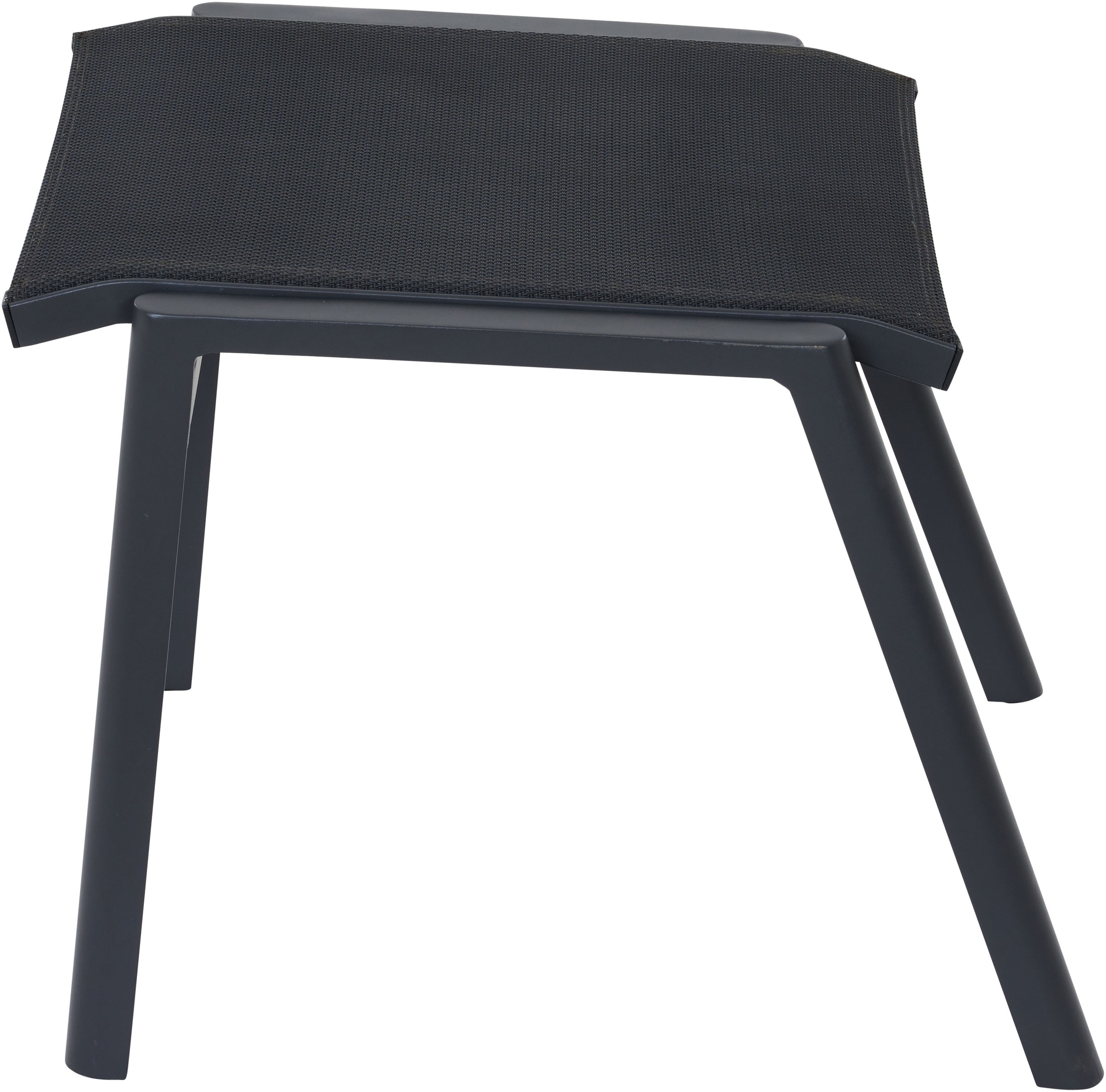 Siena Garden Hocker »BOLOGNA« Aluminiumgestell, Ranotex® Bezug, Dining Hocker anthrazit/grau