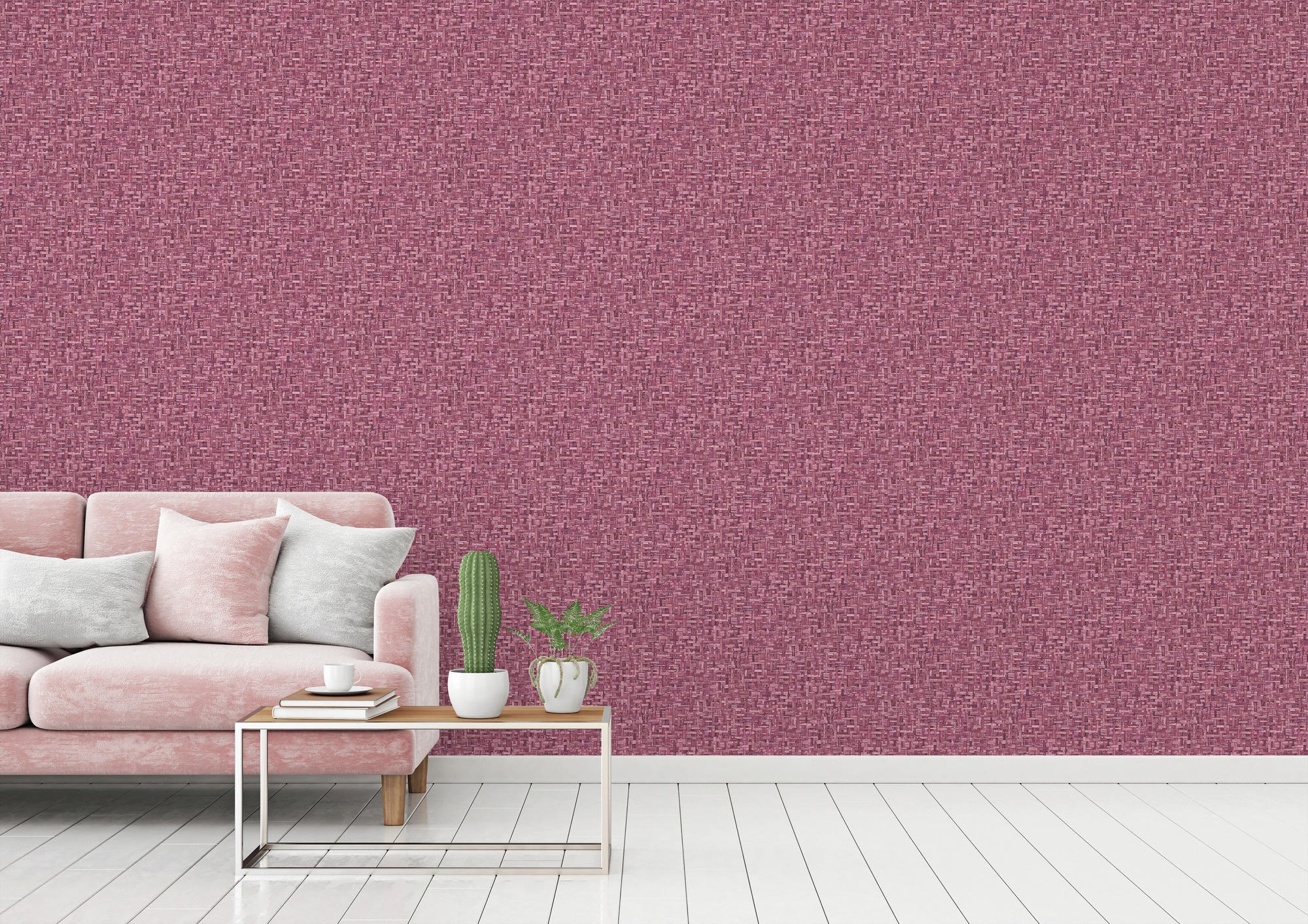 Architects Paper Vliestapete »Jungle Chic«, Flechtoptik-gemustert-Motiv, Tapete Holzoptik Tapeten Wohnzimmer Schlafzimmer Küche Flur Design