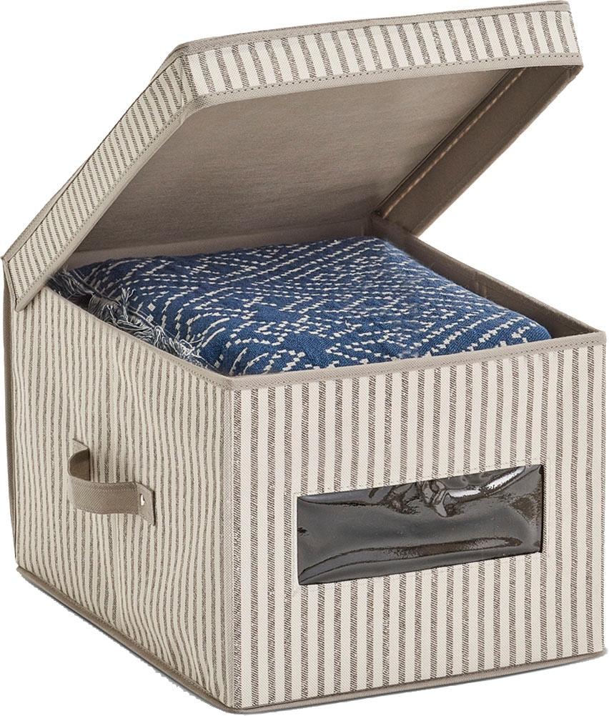 Zeller Present Aufbewahrungsbox »Stripes« Vlies beige...