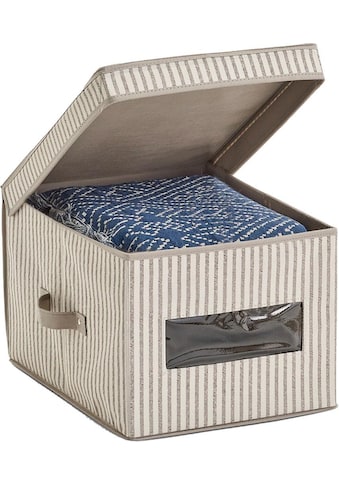 Zeller Present Aufbewahrungsbox »Stripes« Vlies beige...