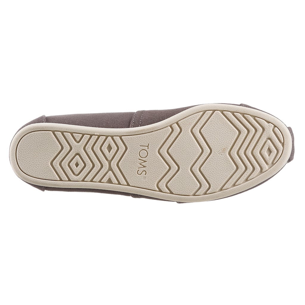 TOMS Espadrille »ALPARGATA«, mit kleinem Stretcheinsatz