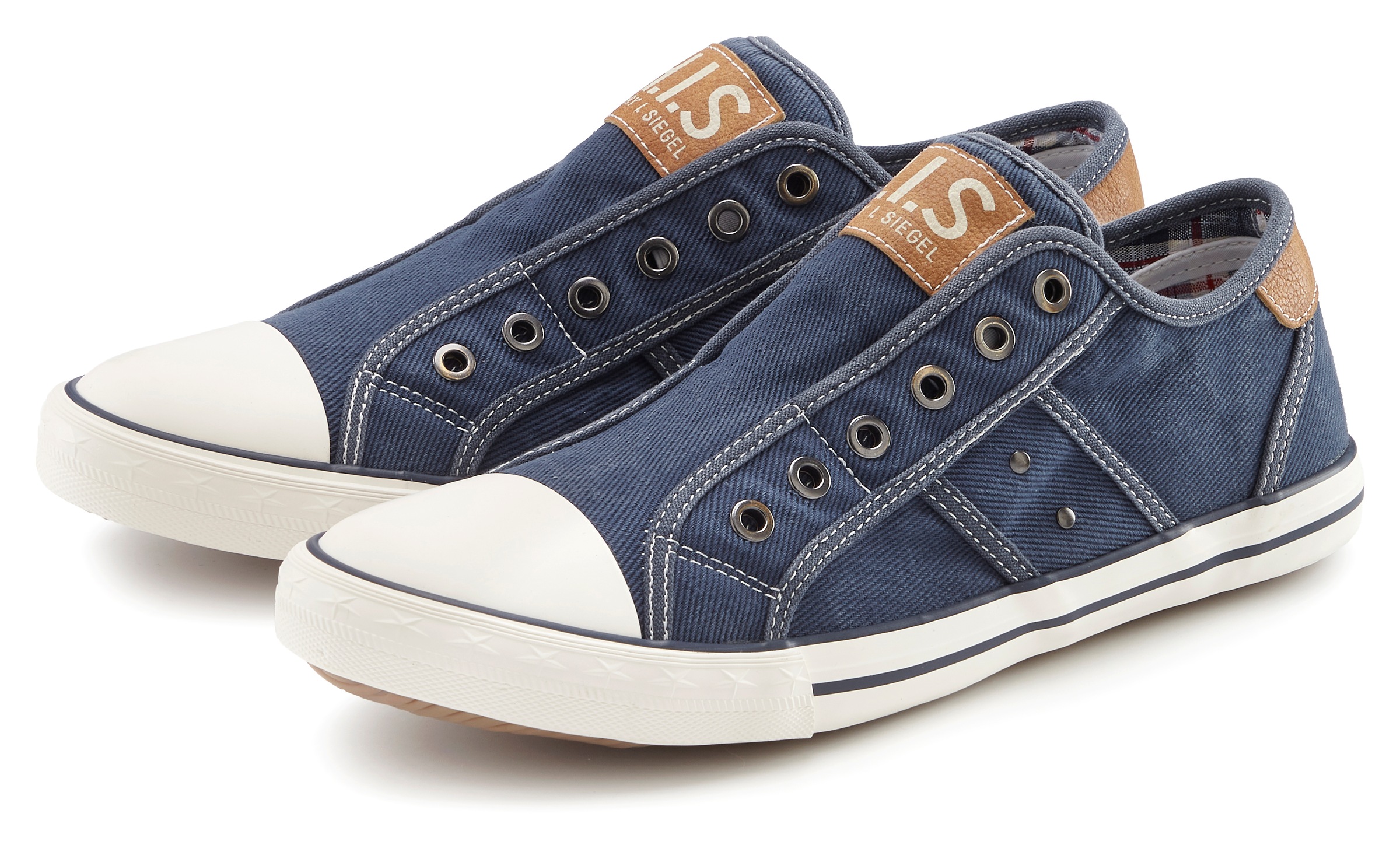 H.I.S Sneaker "Textilschuh, Stoffschuh, Turnschuh, Halbschuh, Freizeitschuh, Slipper" NEU Slip-On-Sneaker aus weichem Textilmaterial, Unisex