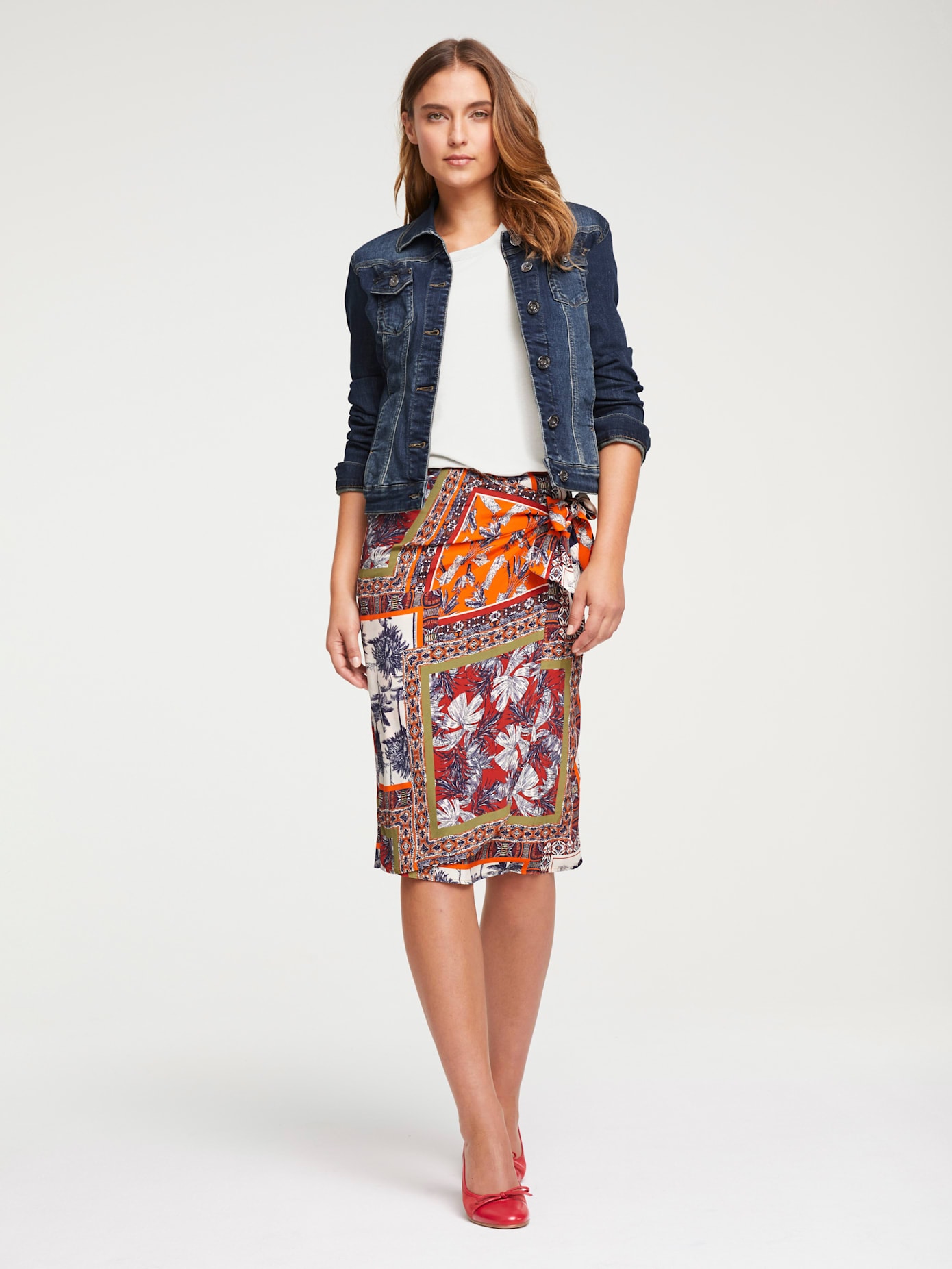 LINEA TESINI by heine Jeansjacke ohne Kapuze