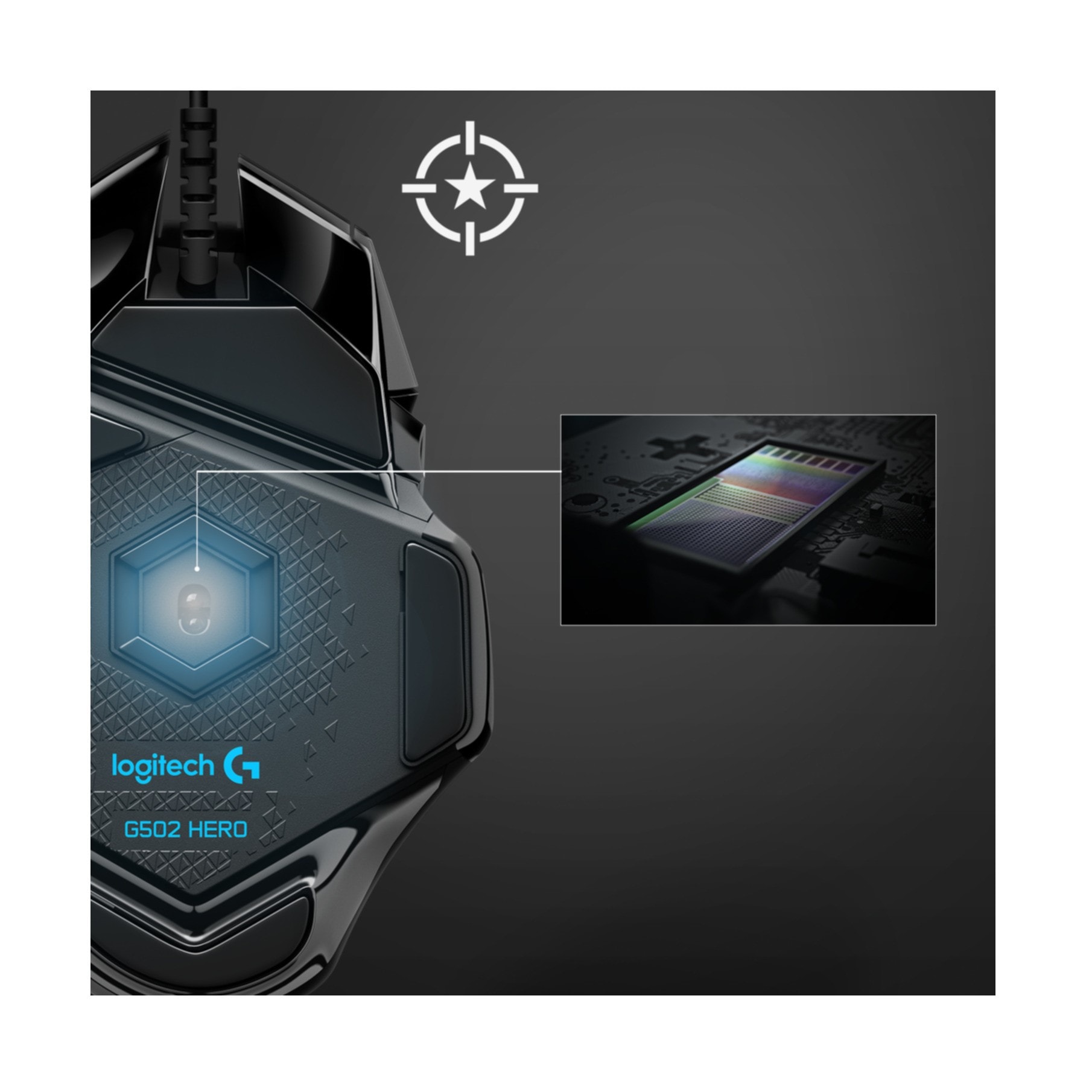 Logitech Maus »Logitech G502 HERO«, kabelgebunden