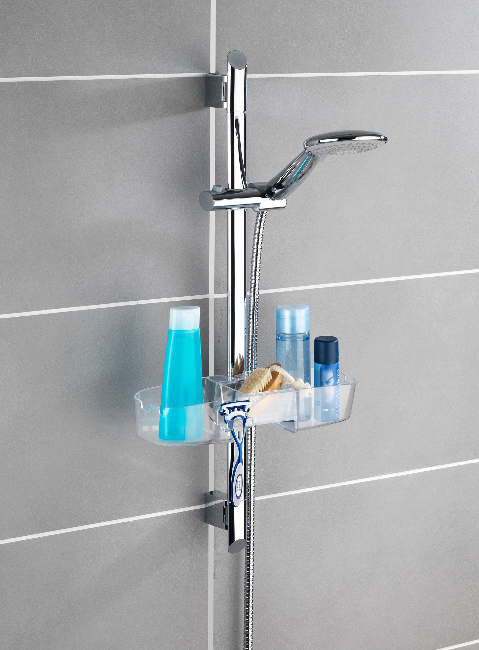 WENKO Duschablage »Premium«, zur Befestigung an der Duschstange kaufen |  BAUR