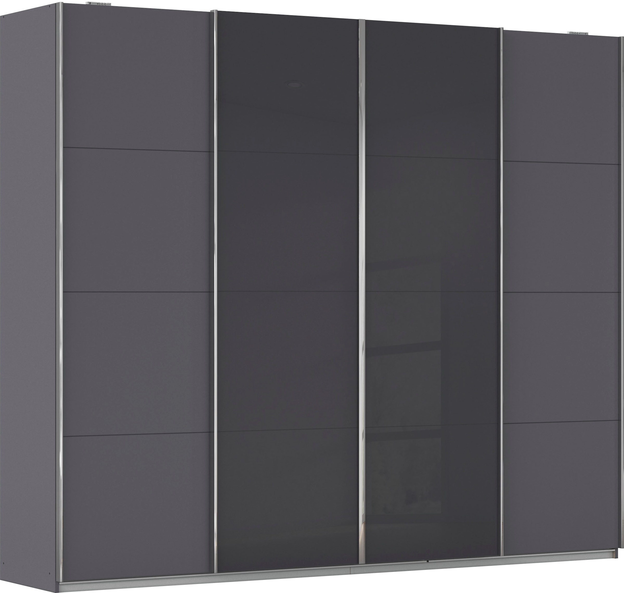 rauch "Kleiderschrank Schrank Garderobe Wäscheschrank Ankleide SYNCRONO" Mitteltüren öffnen parallel, Breiten 271/316/361 cm Höhen 211/230 cm, Mitteltüren mit praktischer Synchron-Öffnung MADE IN GERMANY