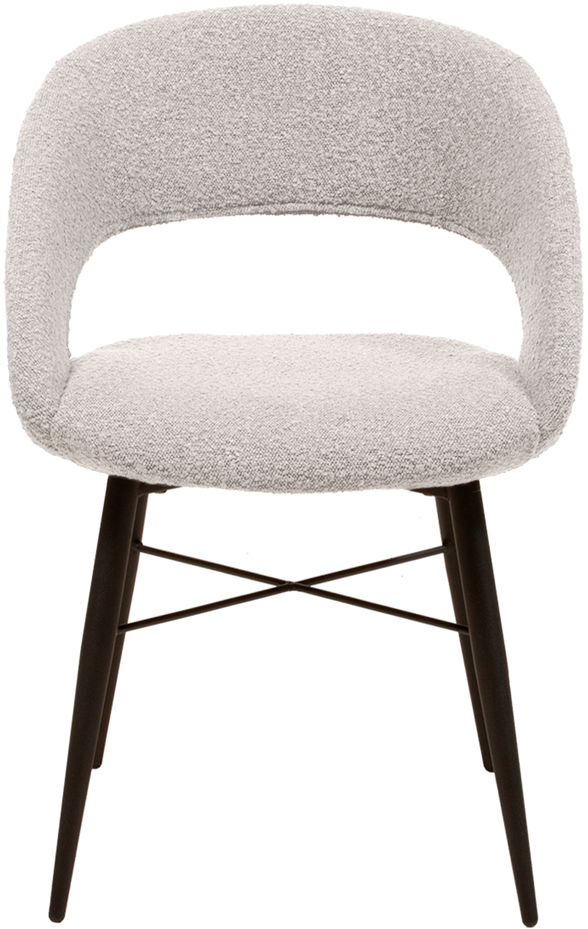 OMG Design Esszimmerstuhl "Marley" (Set) 2 Stk.mit modernem Cut-Out, Bouclé günstig online kaufen