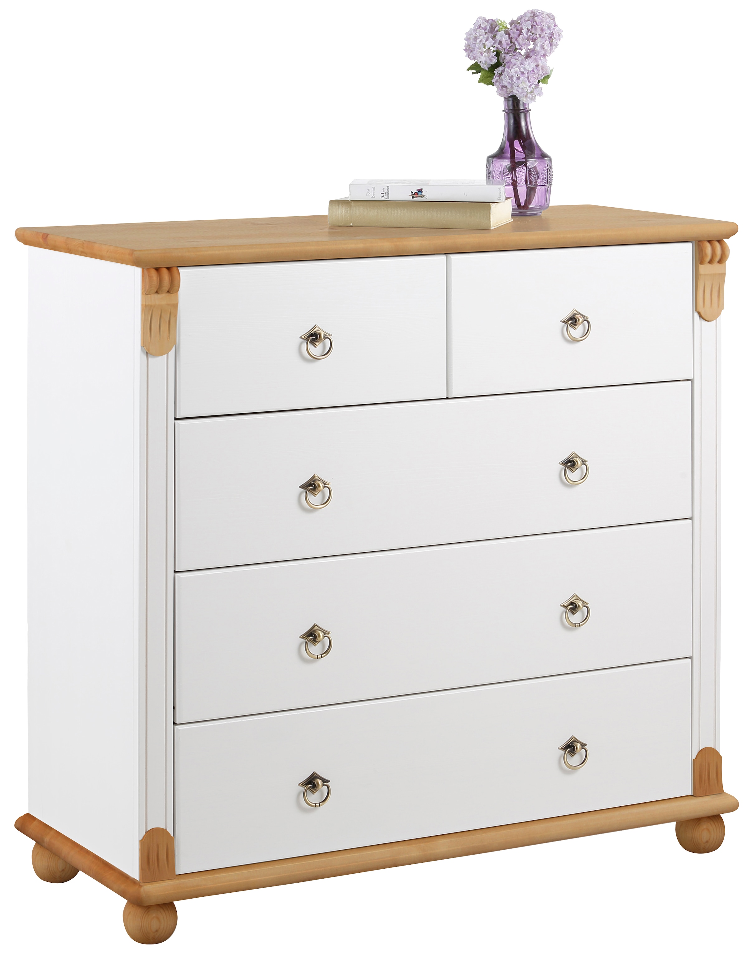 OTTO home Schubkastenkommode "Tessin" aus massiver, FSC zertifizierter Kief günstig online kaufen