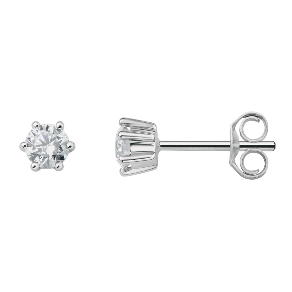 ONE ELEMENT Paar Ohrhänger »0.4 ct Diamant Brillant Ohrringe Ohrstecker aus 950 Platin«
