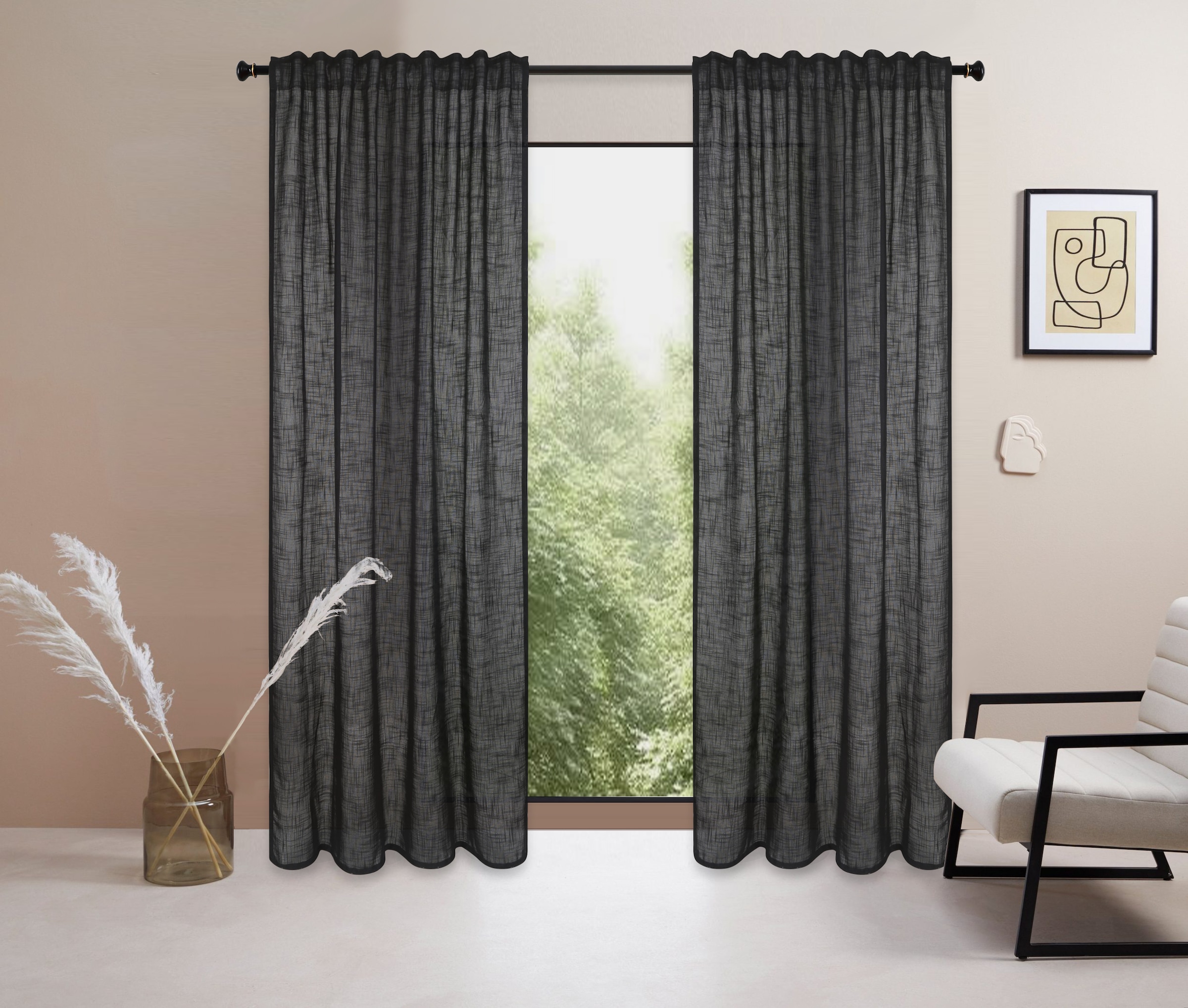 LeGer Home by Lena Gercke Gardine "Marusha" Multifunktionsband 1 Stk. tlg. günstig online kaufen