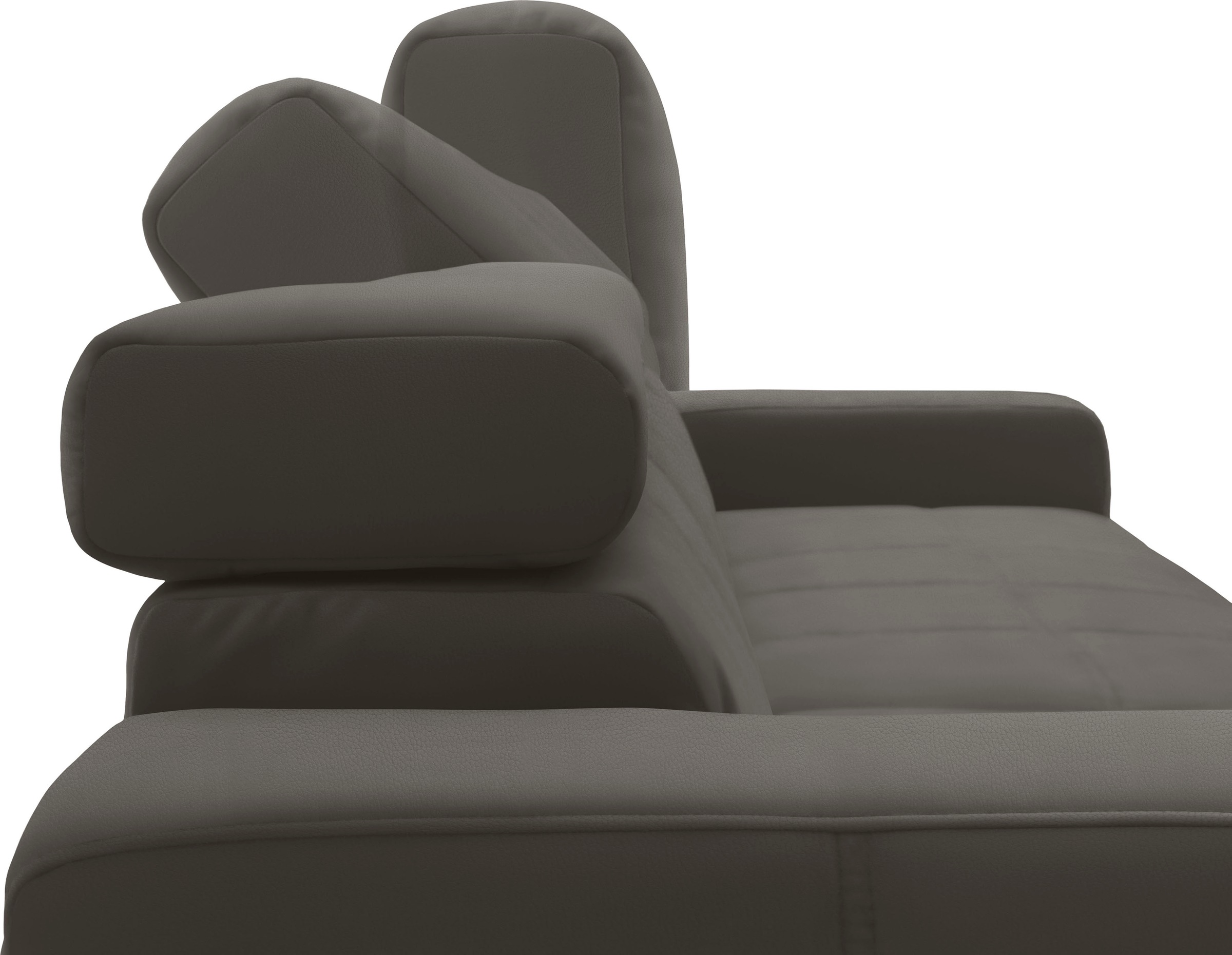 Thumbnail - DOMO collection Ecksofa "Brandon, inkl. Kopfteilverstellung, B/T/H: 214/100/80 cm, L-Form" Mit Kopfteilverstellung, auch...