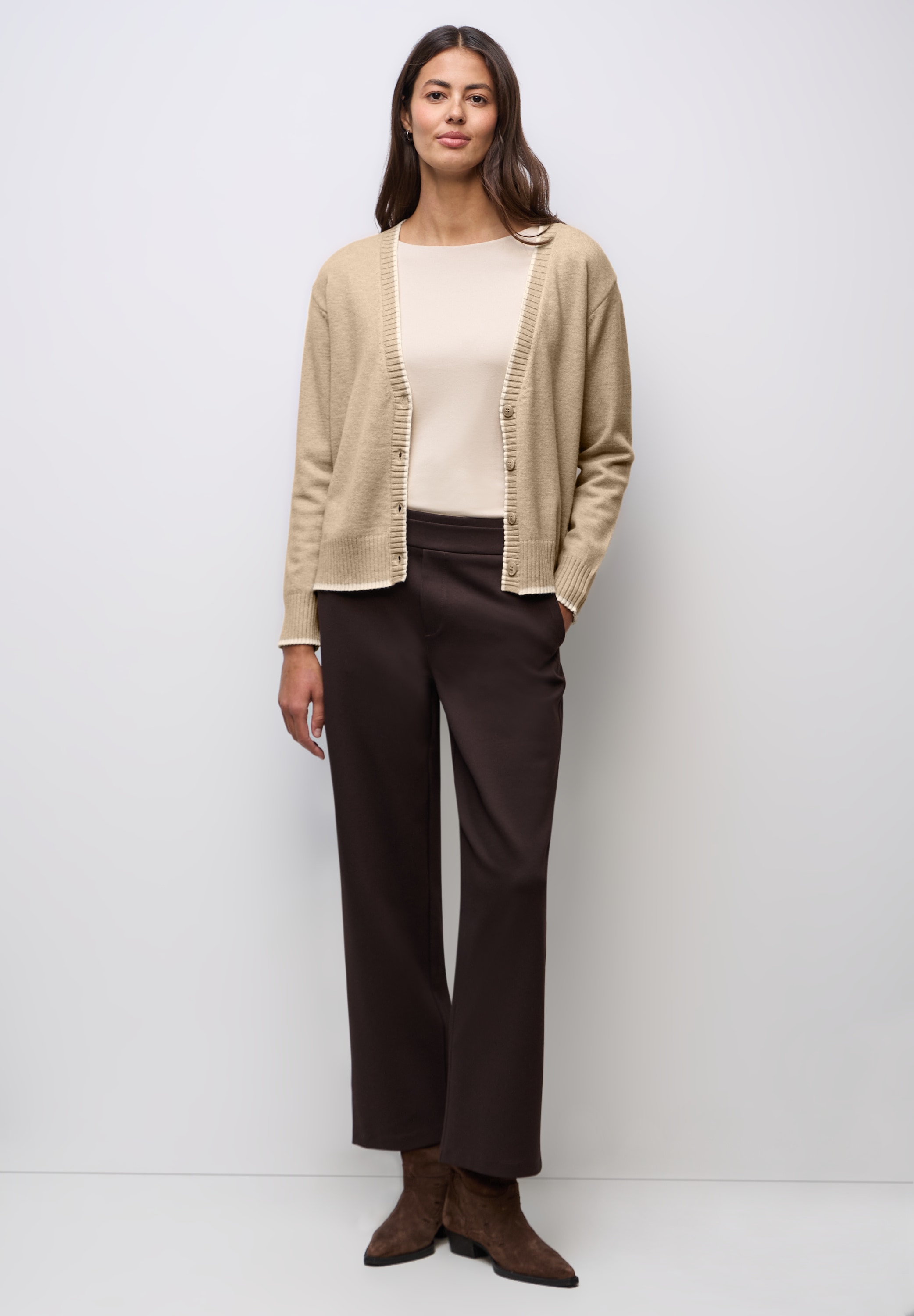 STREET ONE Cardigan mit V-Ausschnitt