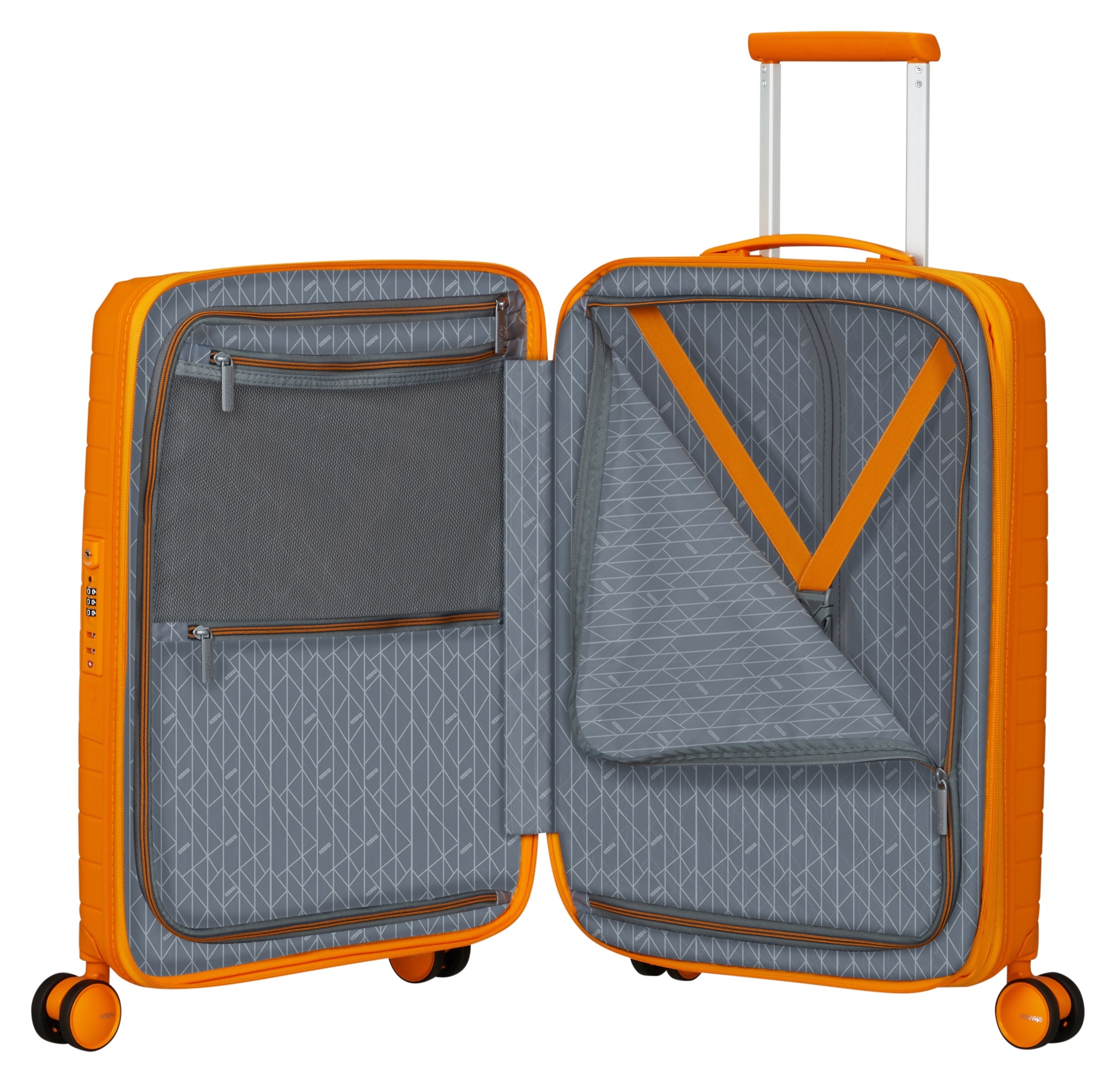 American Tourister® Hartschalen-Trolley »FASTFORWARD, verschiedene Größen und Farben«, 4 Rollen, Hartschalen-Koffer personalisierbar TSA-Schloss Volumenerweiterung