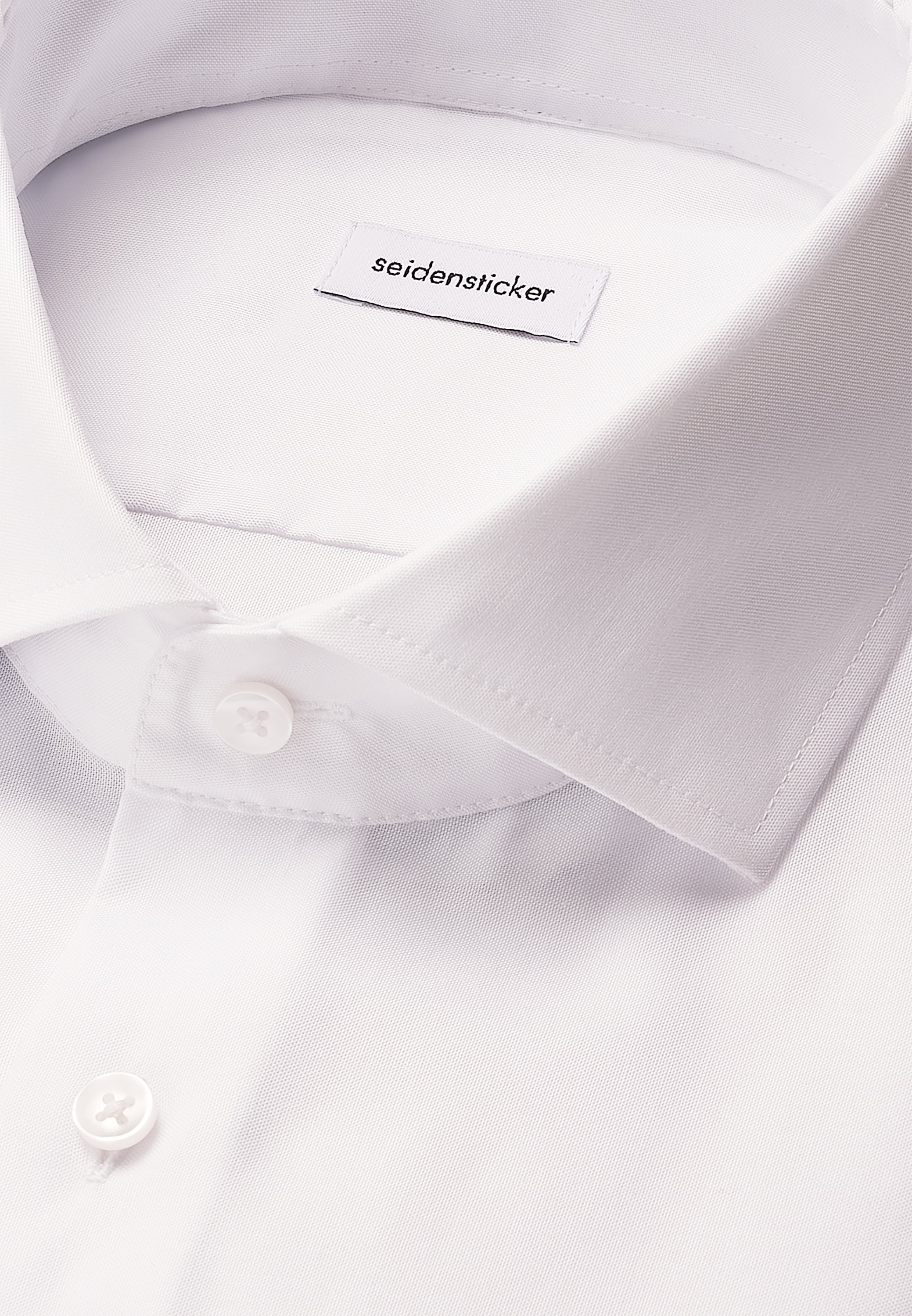 seidensticker Businesshemd »Schwarze Rose«, Shaped 1/1 Kentkragen Uni