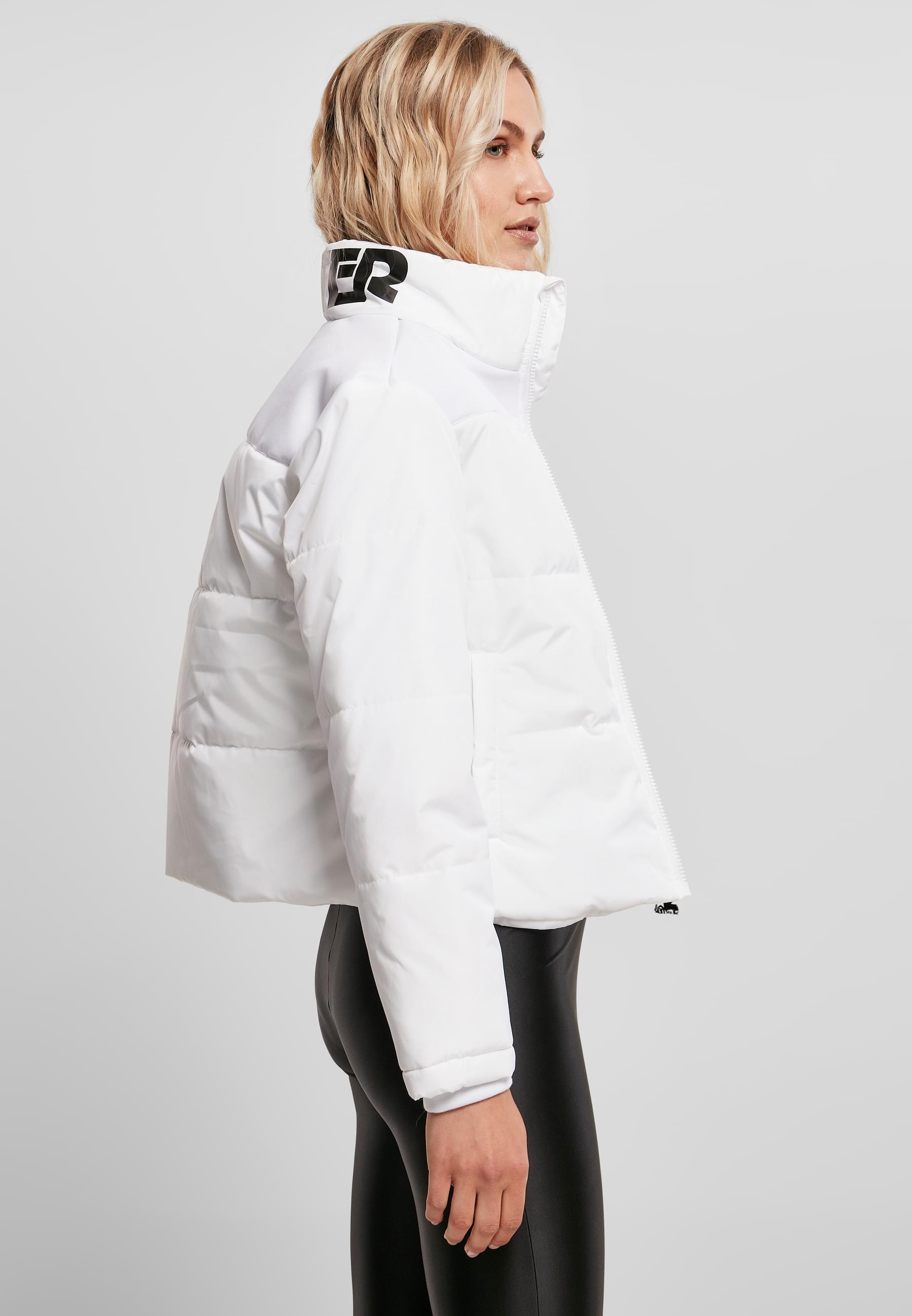 Starter Black Label Winterjacke »Starter Black Label Damen Ladies Starter Logo Puffer Jacket«, (1 St.), ohne Kapuze