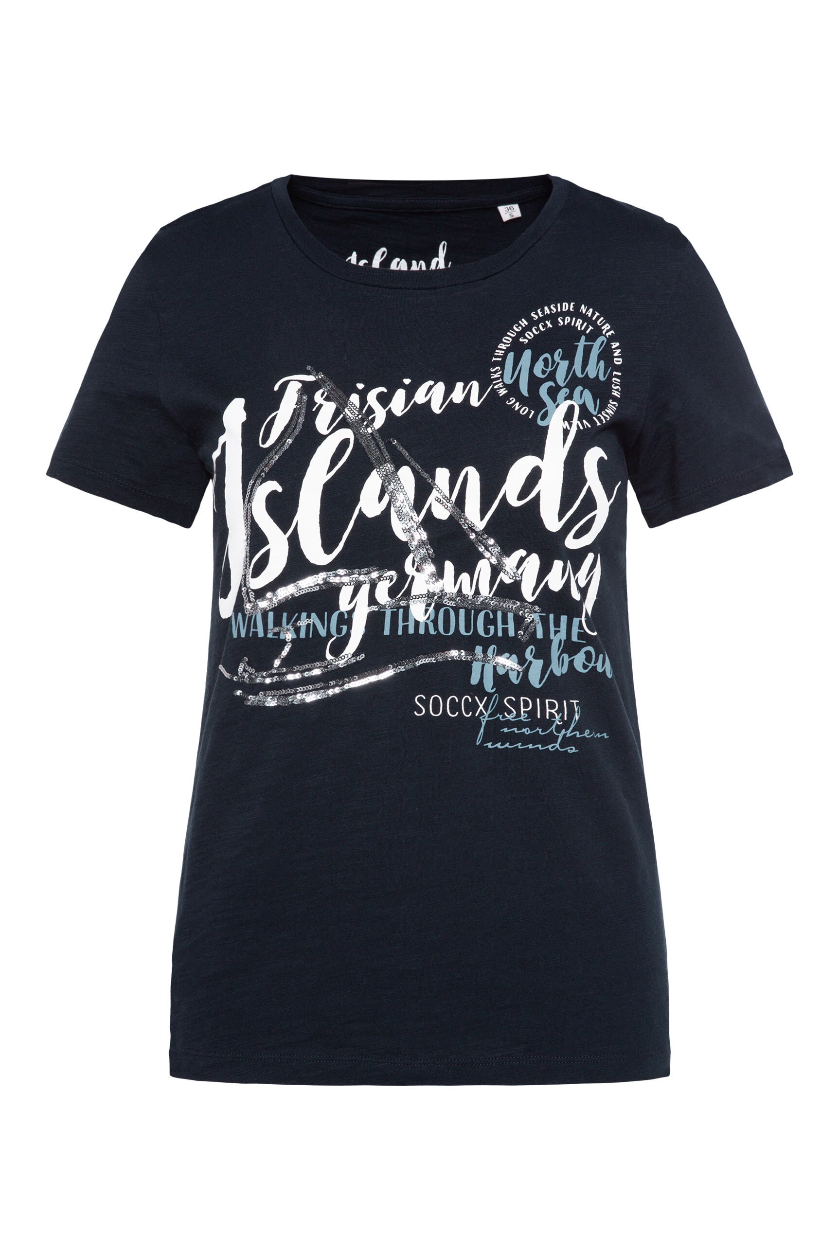 SOCCX Rundhalsshirt, aus Baumwolle