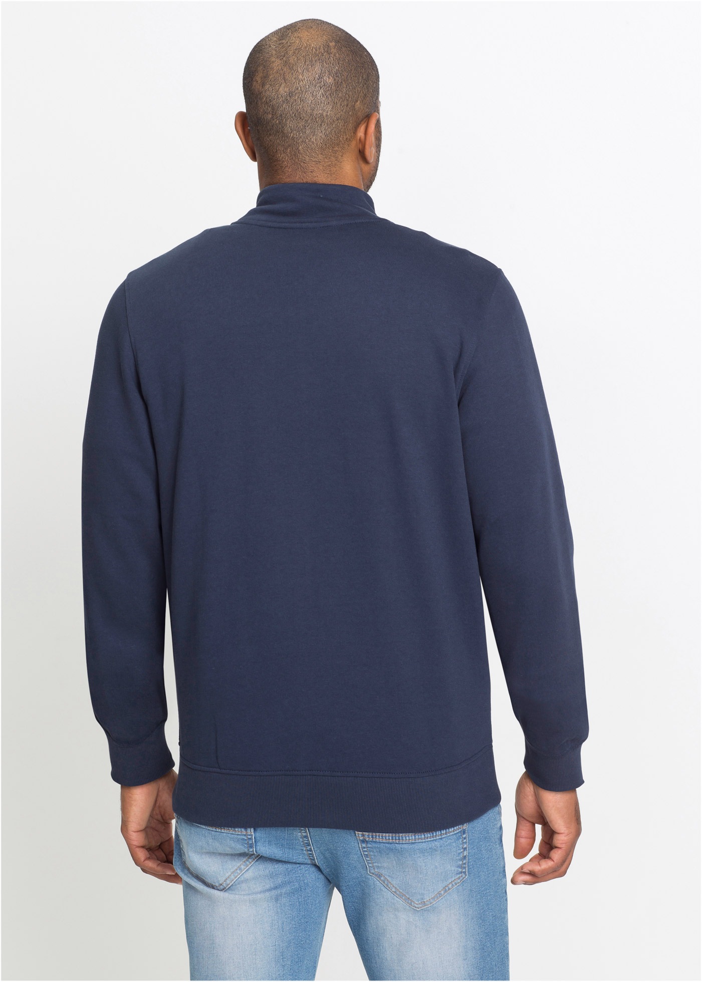 bonprix Sweatjacke "Sweatjacke mit Stehkragen", Sweatjacke mit Stehkragen günstig online kaufen