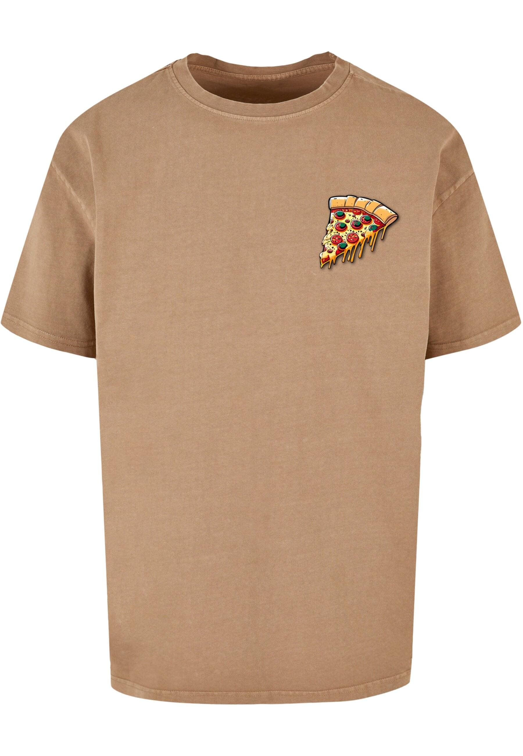 Merchcode T-Shirt "Merchcode Herren Pizza Comic Acid Washed Oversized Tee" günstig online kaufen