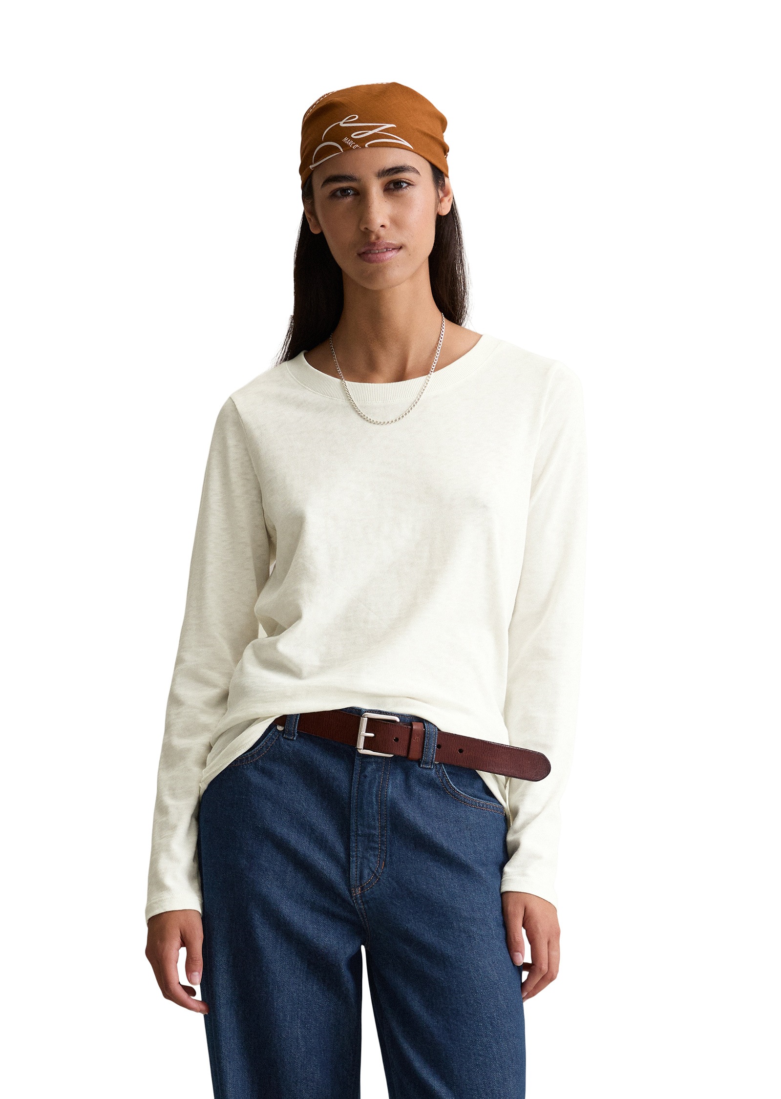 Marc OPolo DENIM Langarmshirt "aus Heavy Slub Jersey" günstig online kaufen